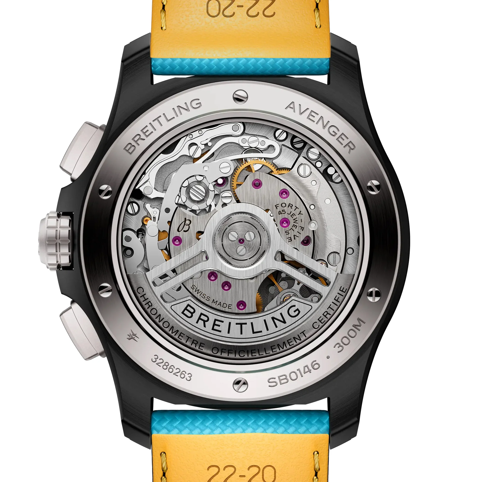 Breitling Avenger B01 Chronograph Night Mission 42mm Automatic Watch SB0146101L1X1 - Image 4