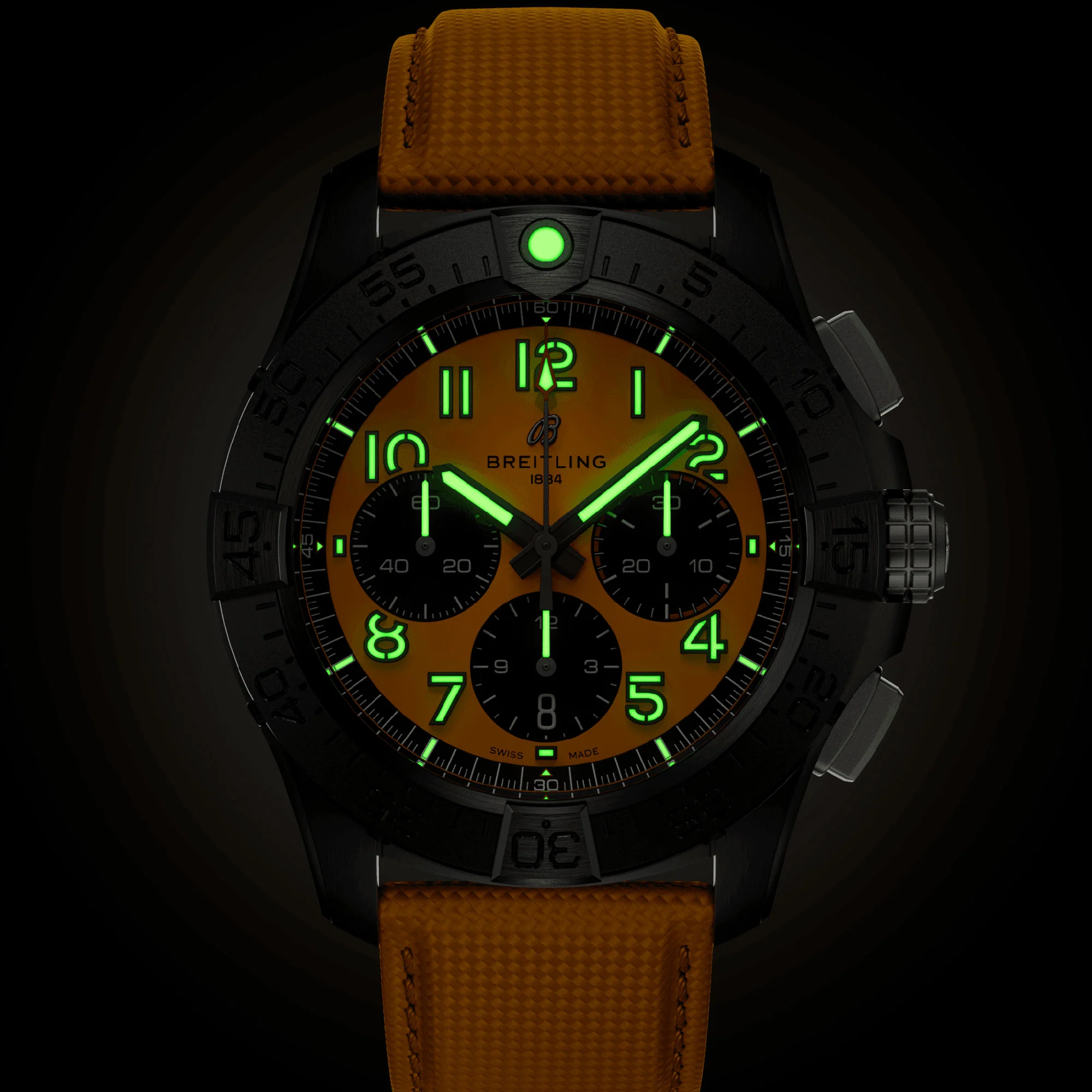 Breitling Avenger B01 Night Mission Chronograph 44mm Automatic Watch SB0147101I1X1 - Image 5