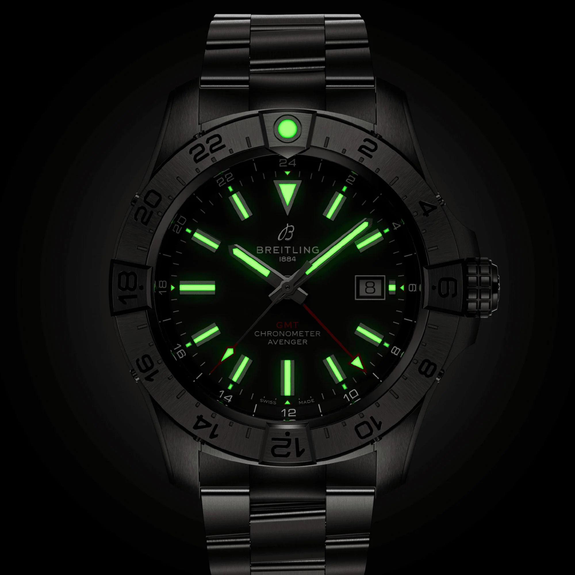 Breitling Avenger GMT 44mm Automatic Watch A32320101B1A1 - Image 6