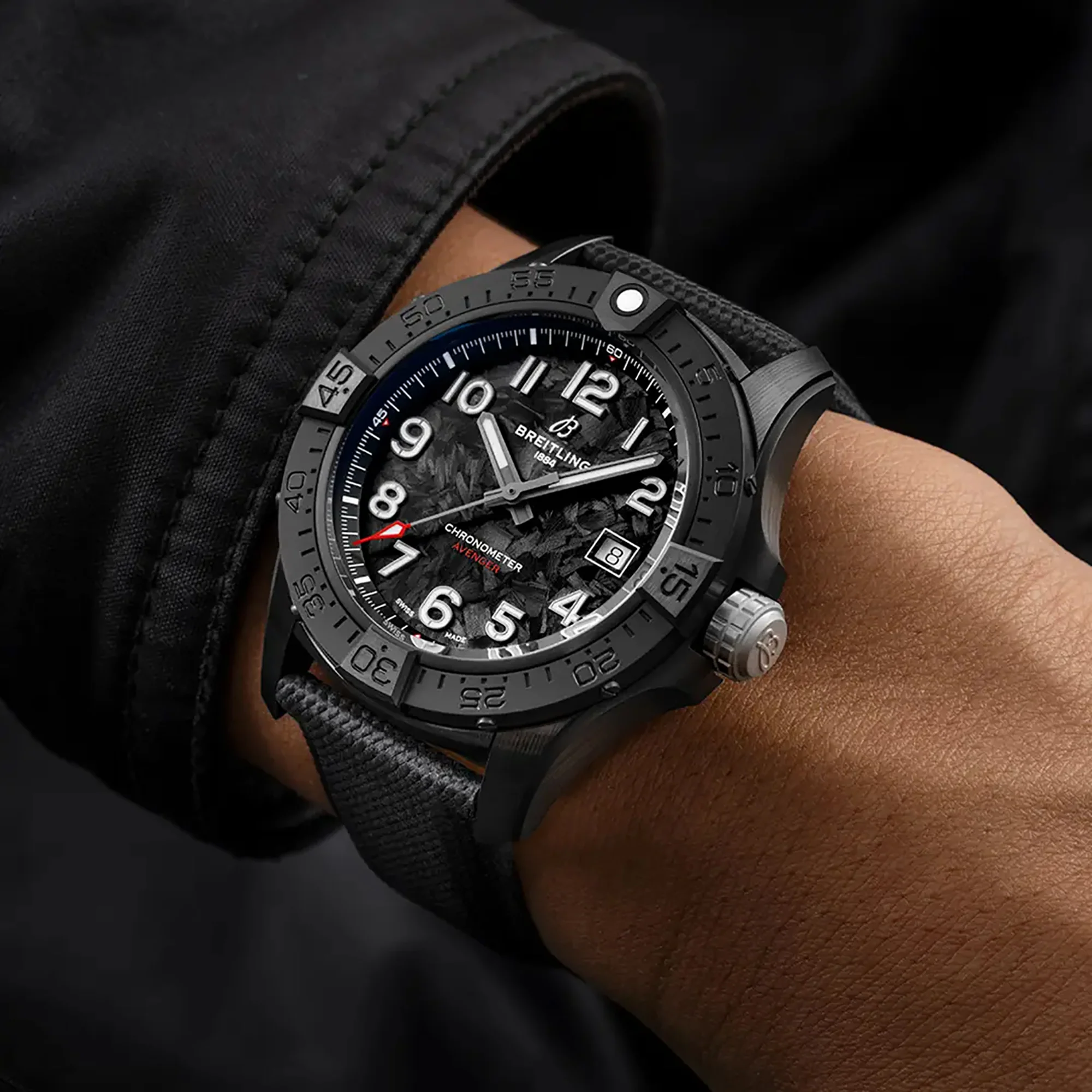 Breitling Avenger Night Mission 42mm Automatic Watch S17328101B1X1 - Image 5
