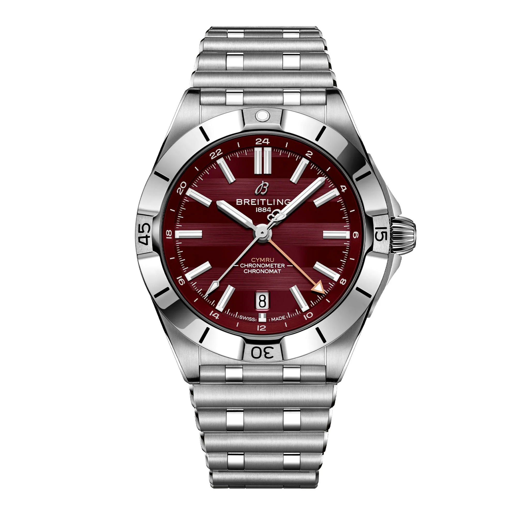 Breitling Chronomat GMT Six Nations Wales 40mm Automatic Watch A323988B1K1A1