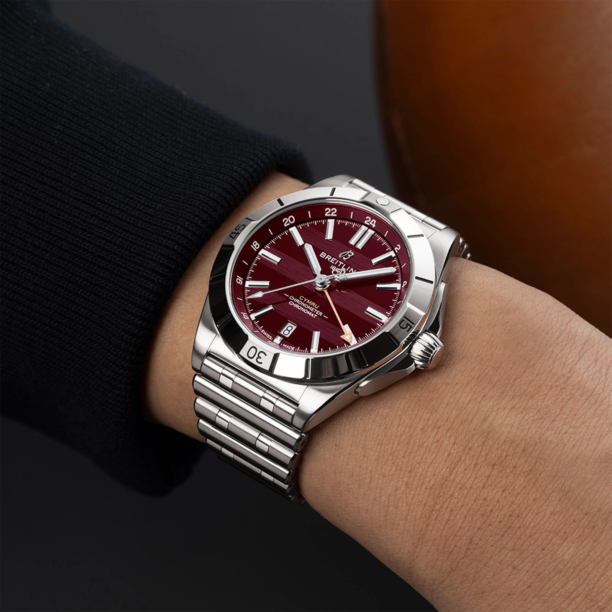 Breitling Chronomat GMT Six Nations Wales 40mm Automatic Watch A323988B1K1A1 - Image 3