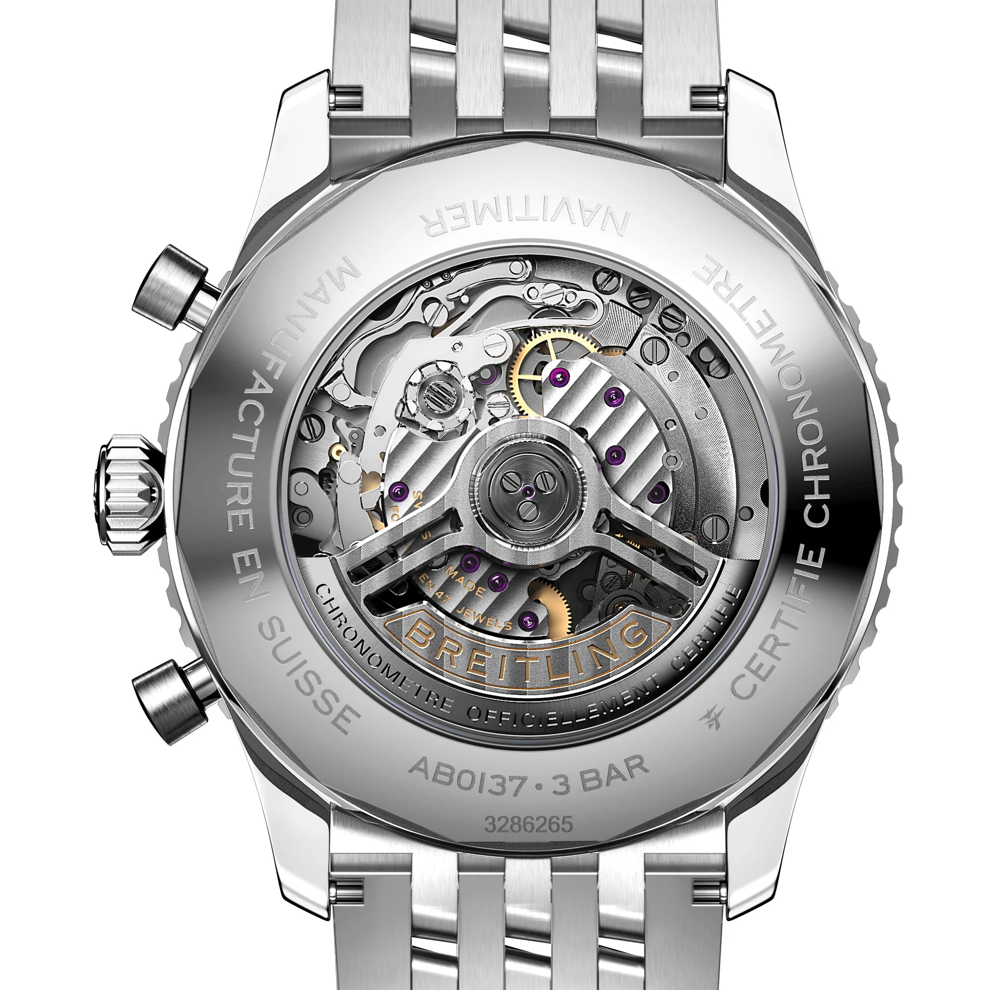 Breitling Navitimer B01 Chronograph 46mm Automatic Watch AB0137211C1A1 - Image 4