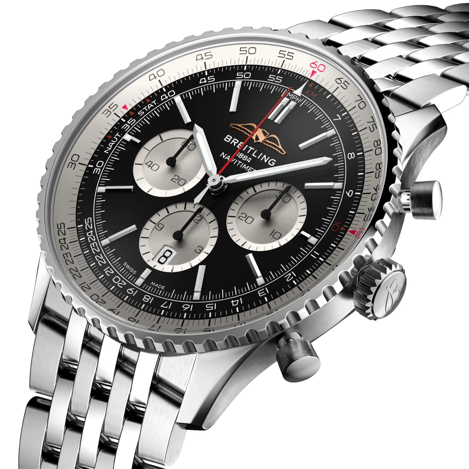 Breitling Navitimer B10 Chronograph 46mm Automatic Watch AB0137211B1A1 - Image 3