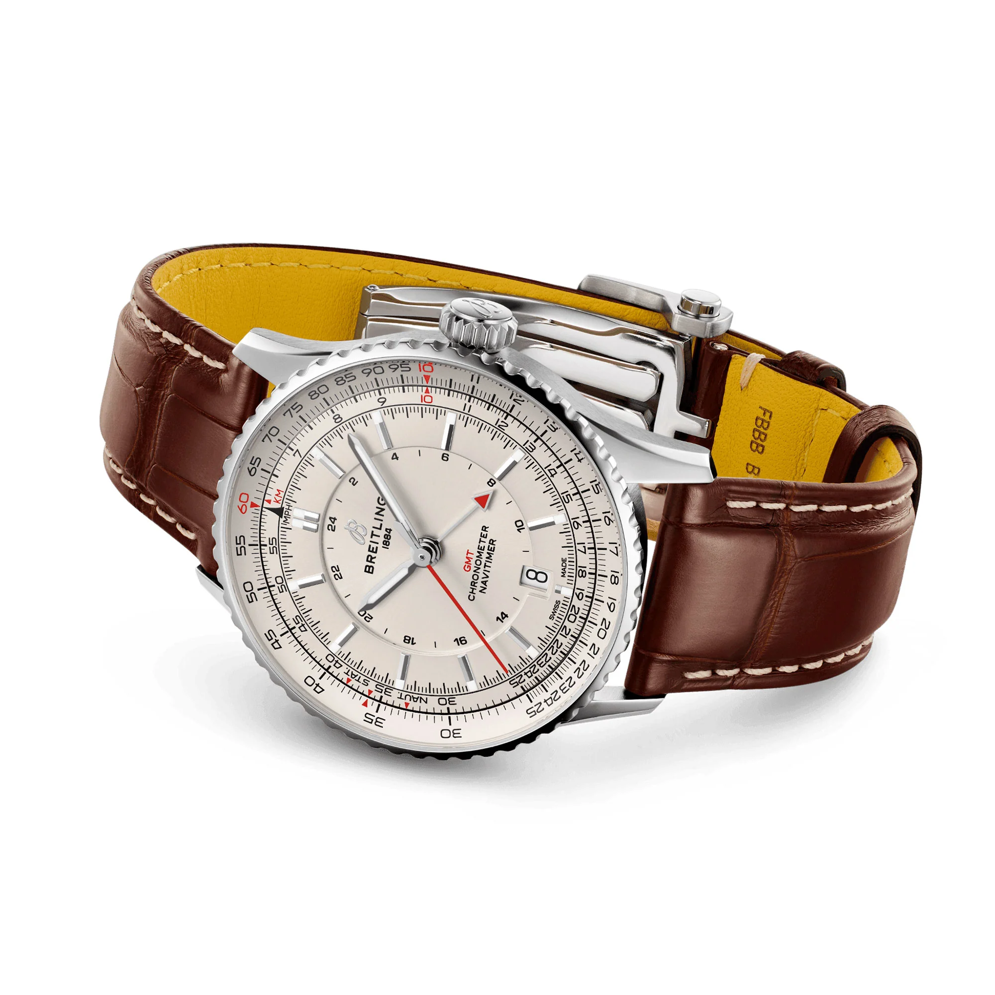 Breitling Navitimer GMT 41mm Automatic Watch A32310211G1P1 - Image 3