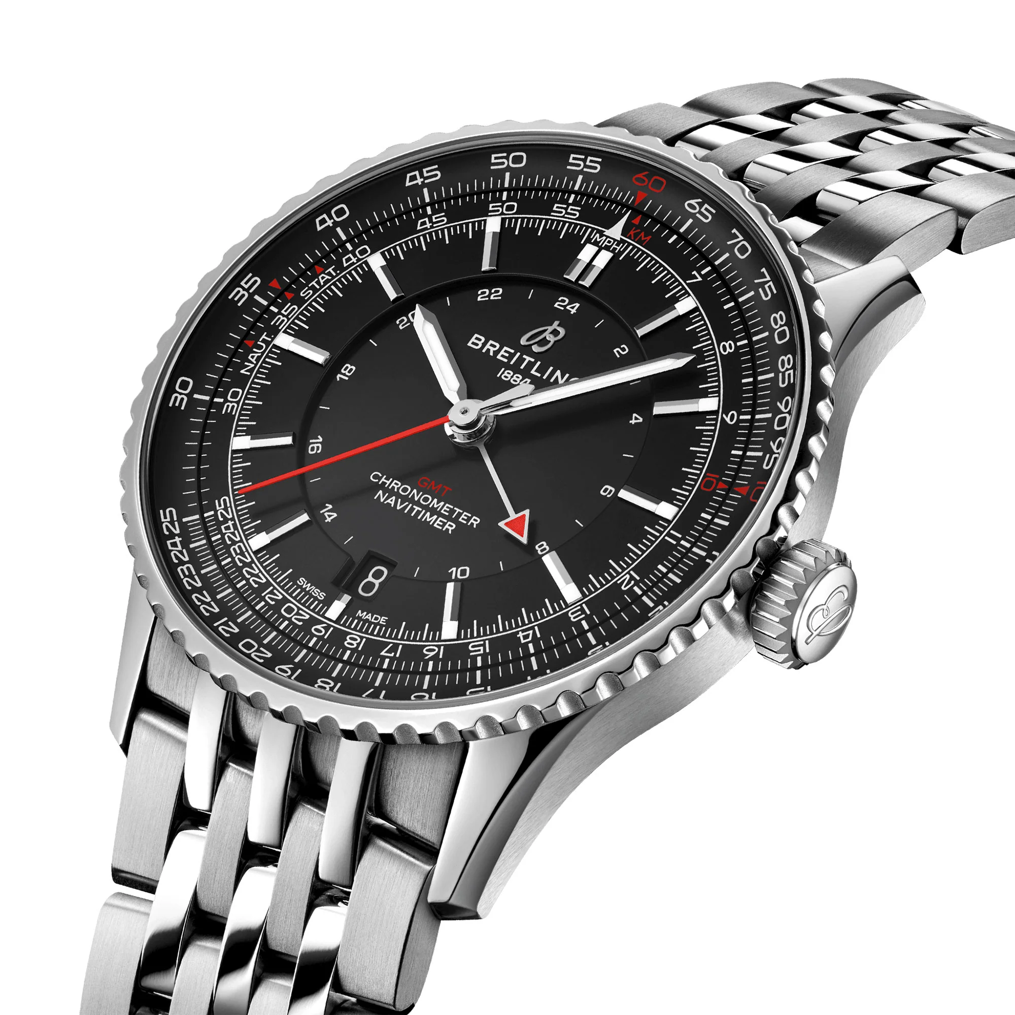 Breitling Navitimer GMT 41mm Automatic Watch A32310251B1A1 - Image 2
