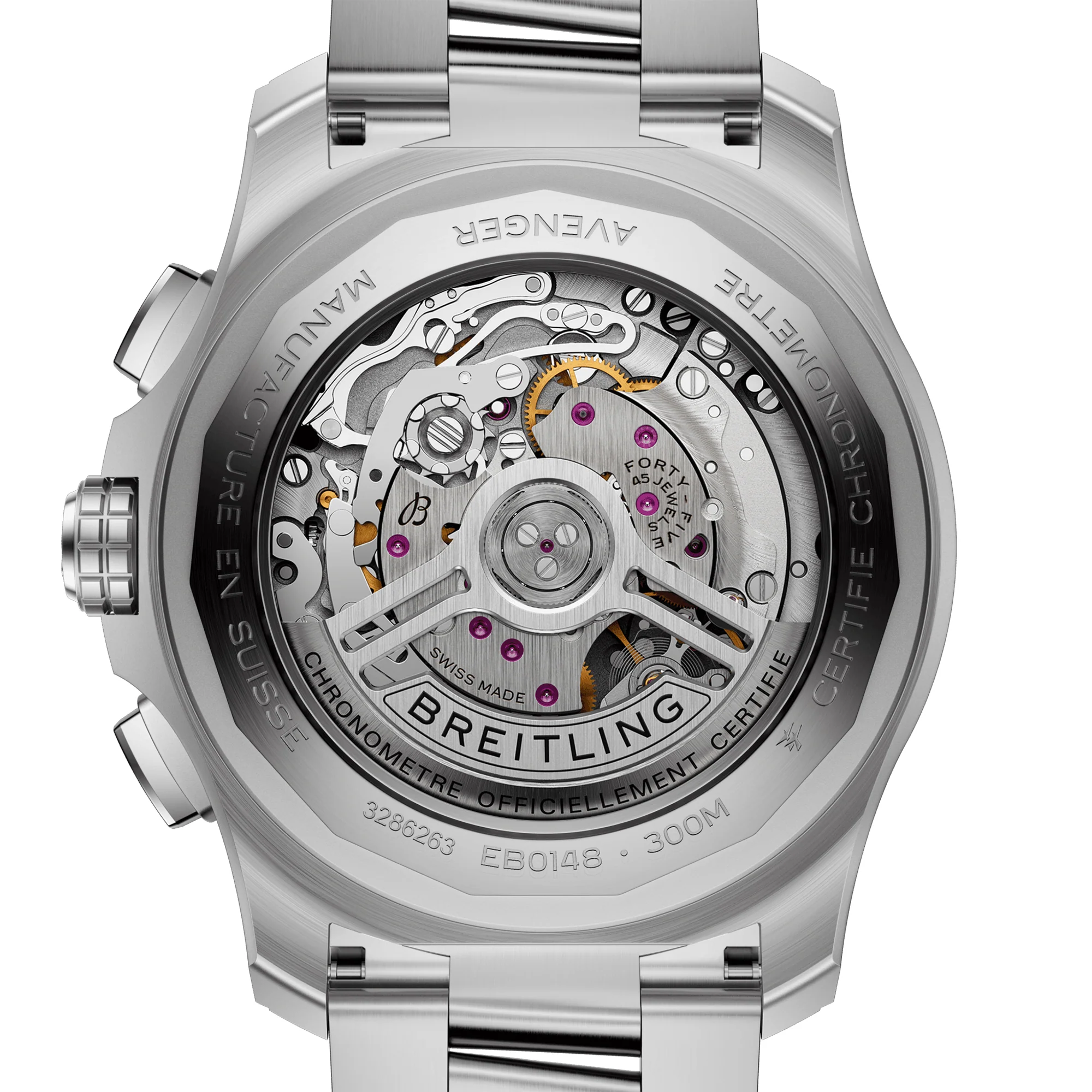 Breitling Super Avenger B01 Chronograph 46mm Automatic Watch EB0148101B1E1 - Image 4