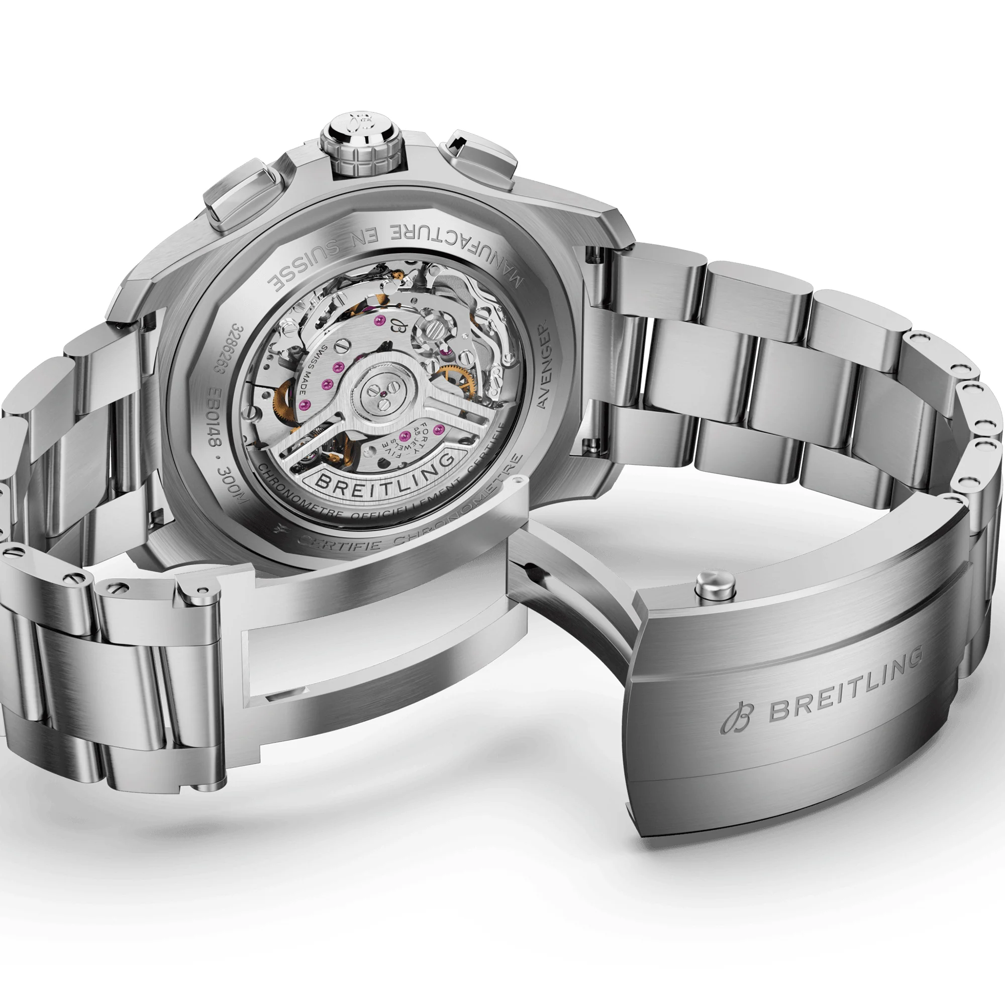 Breitling Super Avenger B01 Chronograph 46mm Automatic Watch EB0148101B1E1 - Image 6
