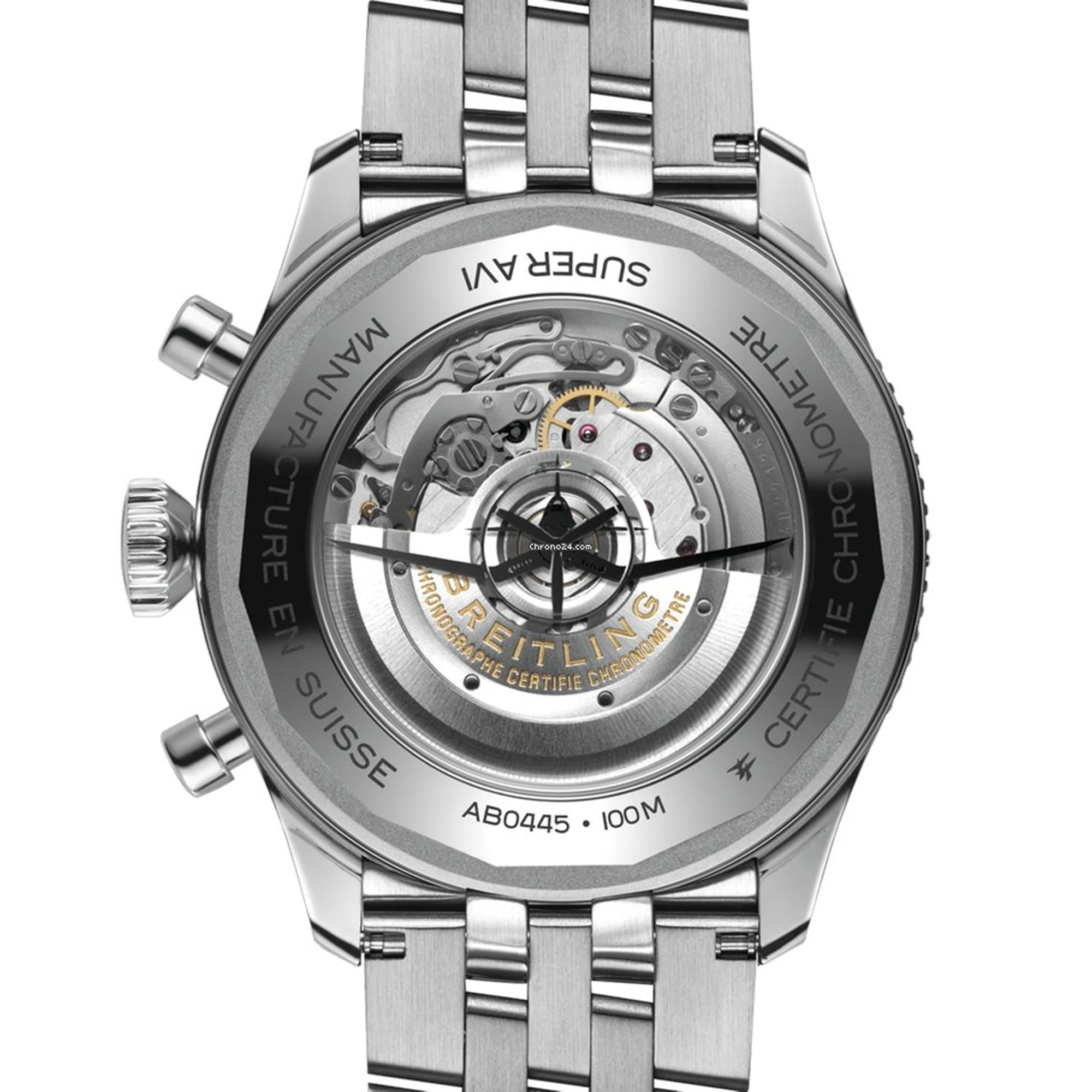 Breitling Super Avi B04 GMT 46mm Automatic Watch AB04451A1C1A1 - Image 2