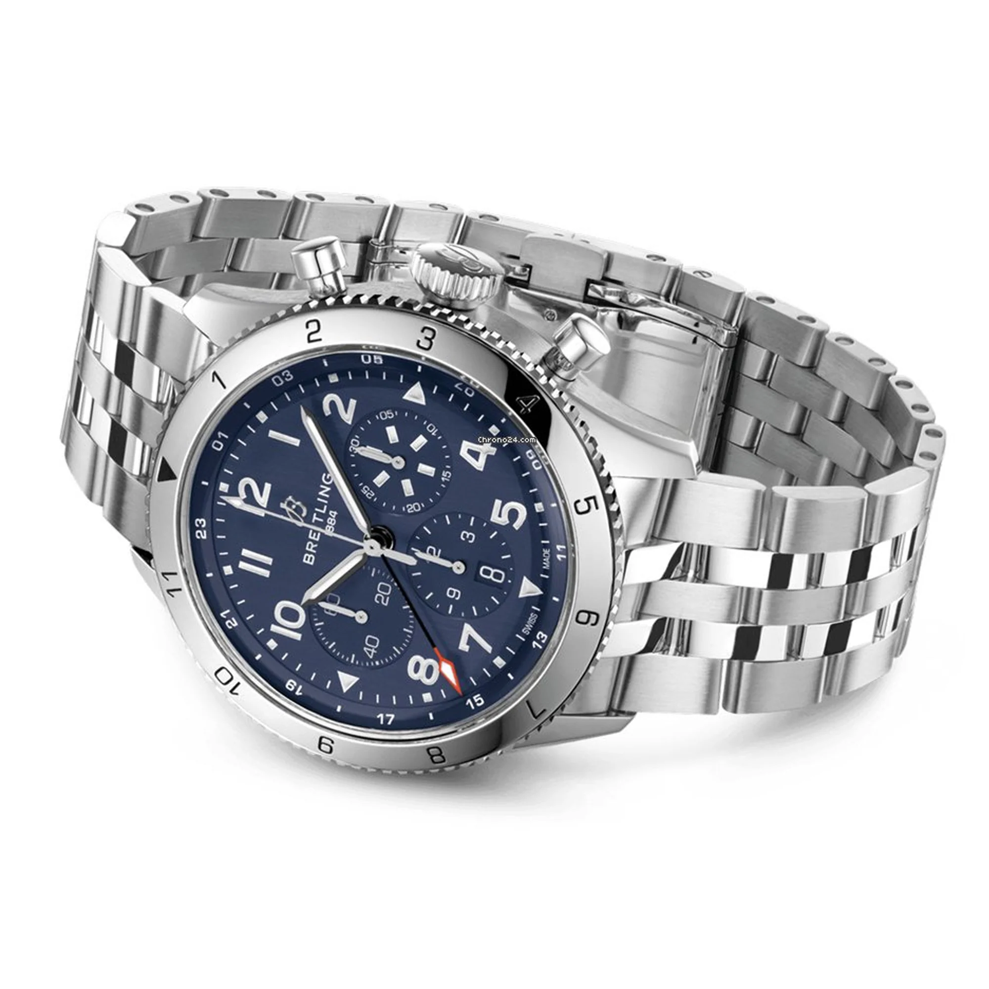 Breitling Super Avi B04 GMT 46mm Automatic Watch AB04451A1C1A1 - Image 3
