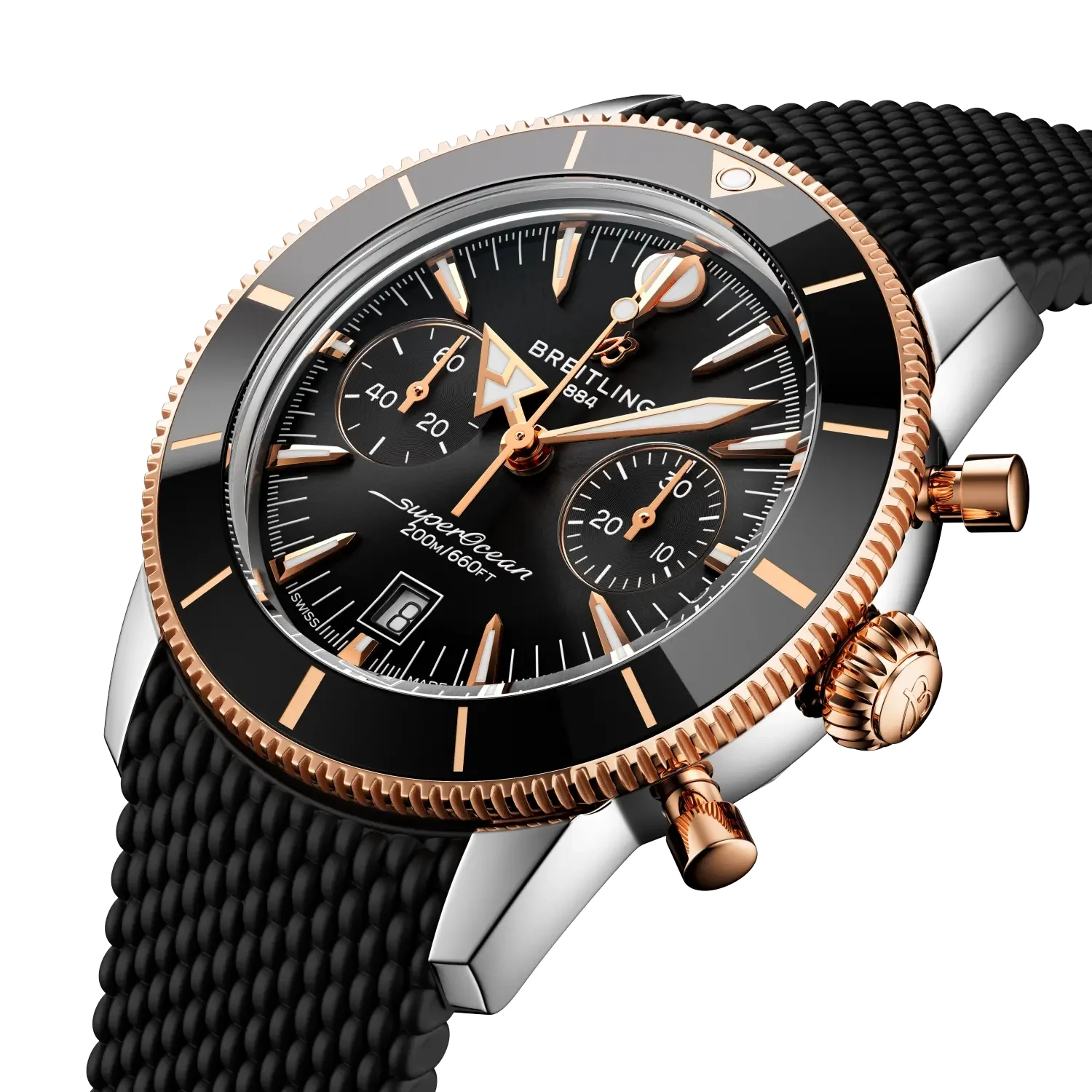 Breitling Superocean Heritage 42mm Chronograph Automatic Watch UB0156H11B1S1 - Image 2