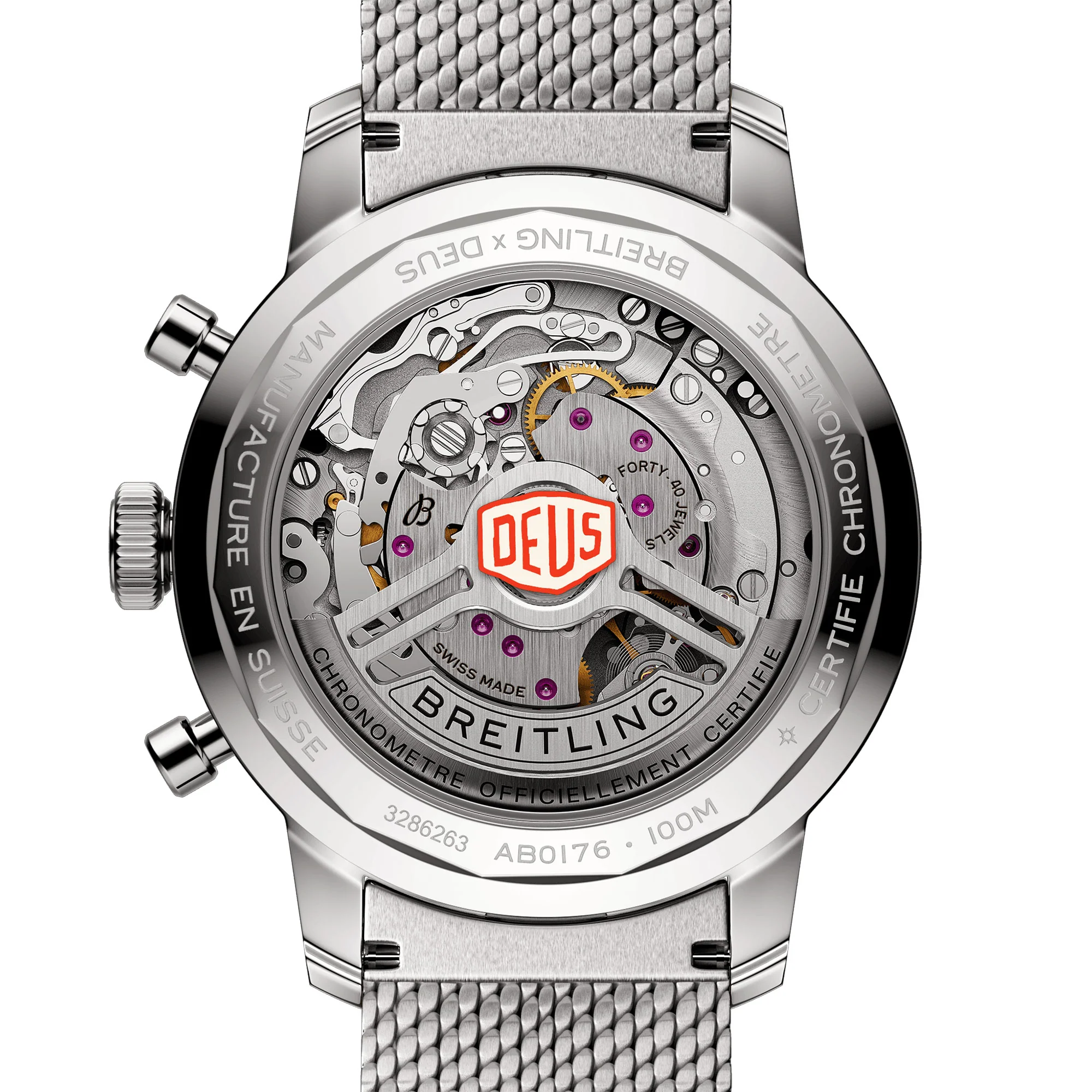 Breitling Top Time B01 Deus 41mm Automatic Watch AB01765A1B1A1 - Image 4