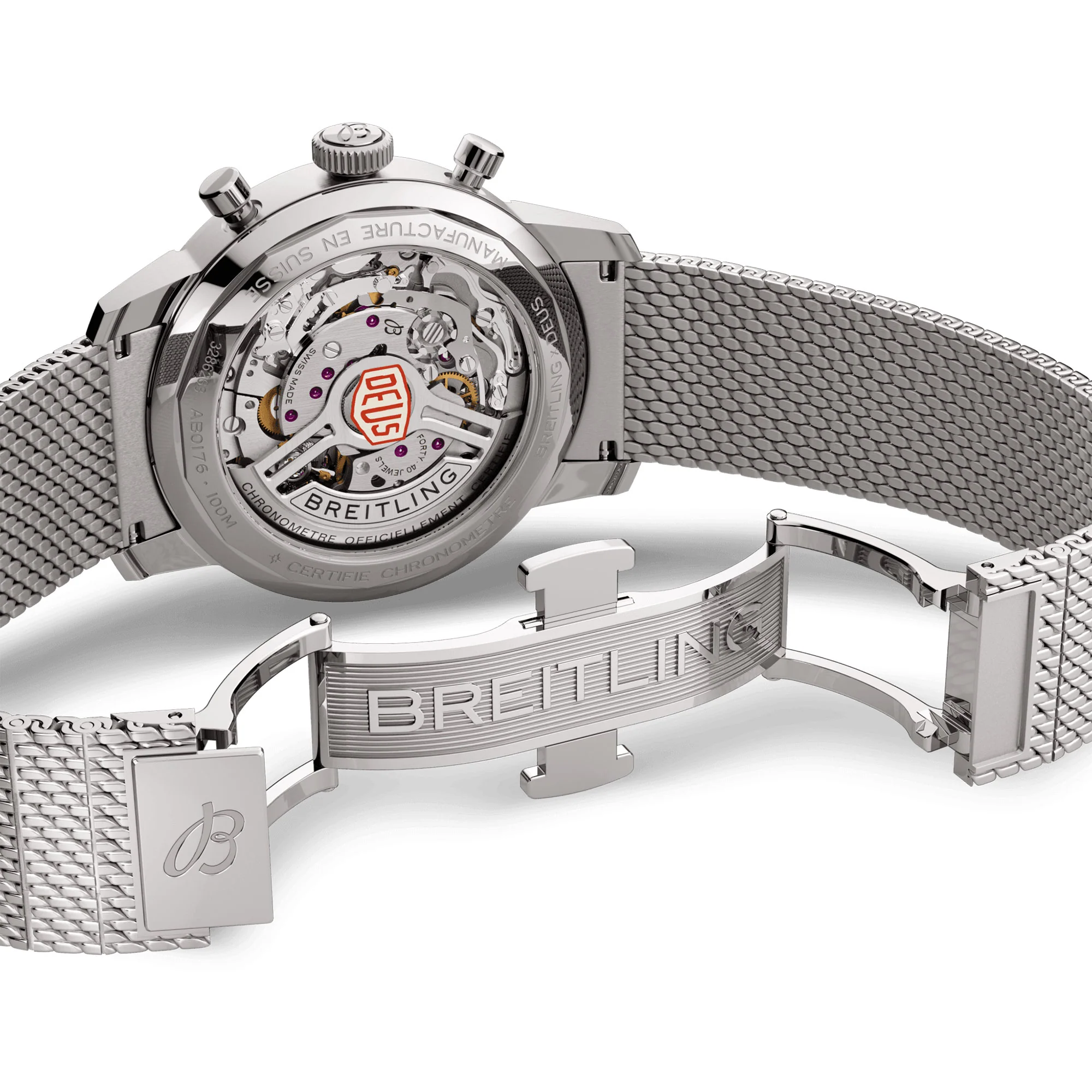 Breitling Top Time B01 Deus 41mm Automatic Watch AB01765A1B1A1 - Image 6