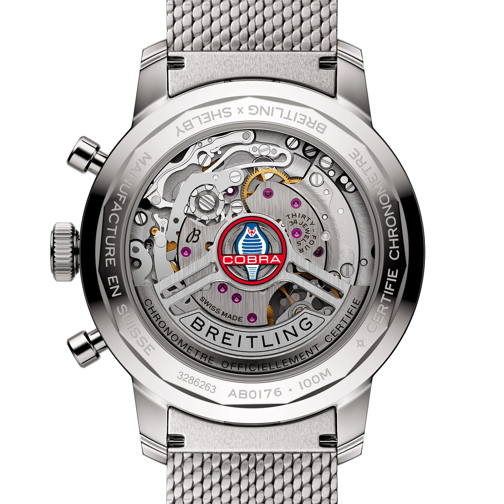 Breitling Top Time B01 Shelby Cobra 41mm Automatic Watch AB01763A1C1A1 - Image 4