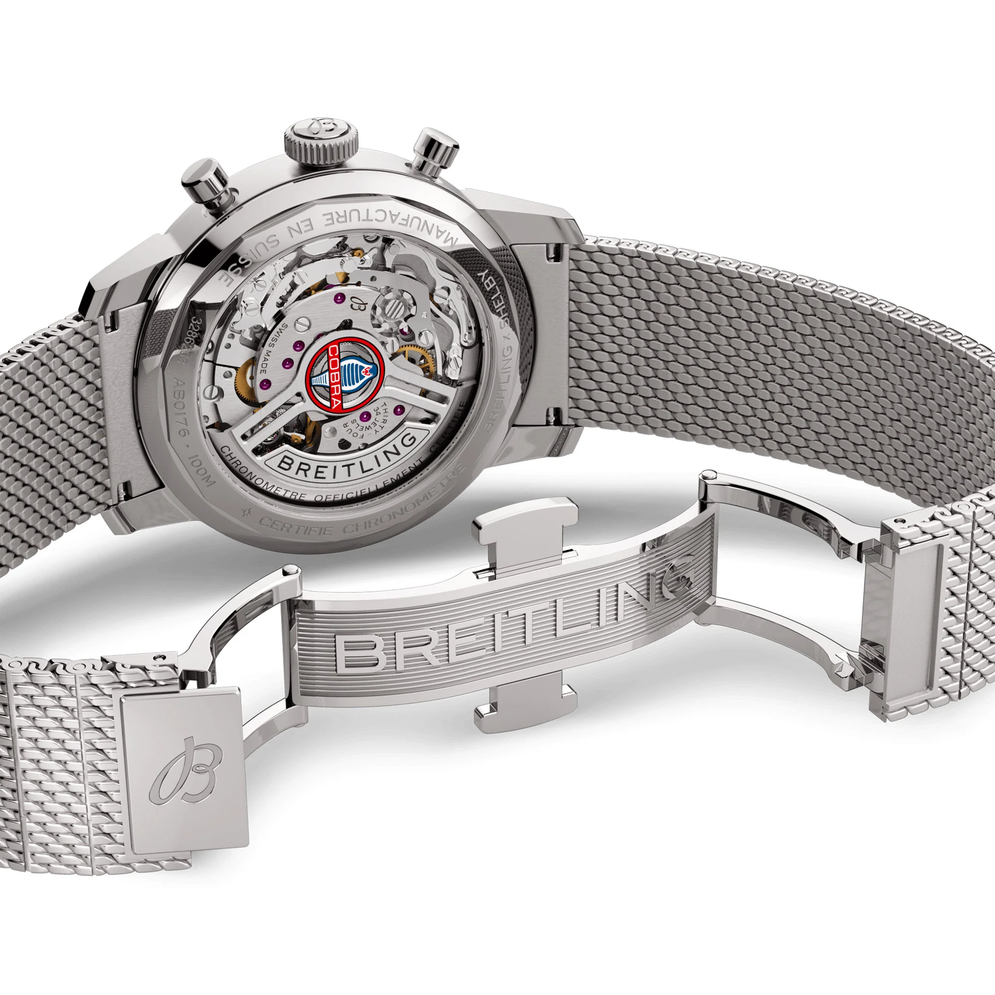 Breitling Top Time B01 Shelby Cobra 41mm Automatic Watch AB01763A1C1A1 - Image 6