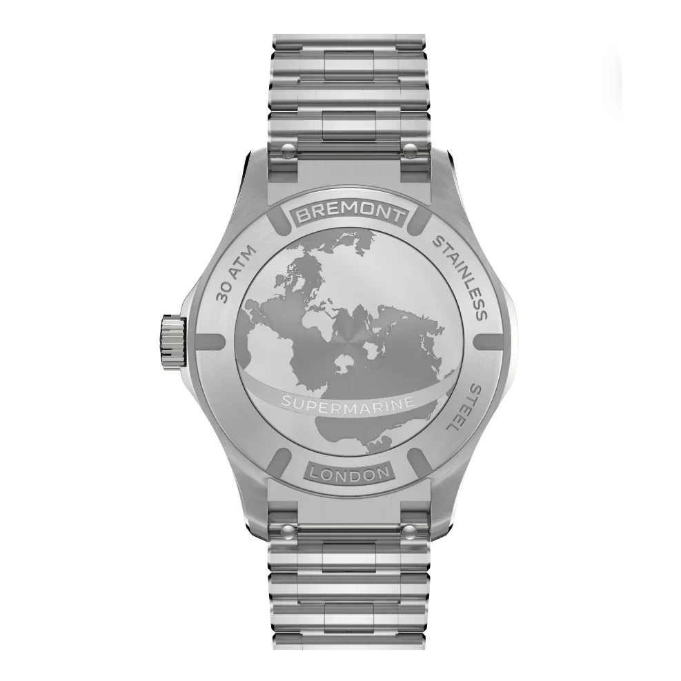 Bremont Supermarine 40mm 300m Date Stainless Steel Watch SM40-DT-SS-BL-B - Image 2