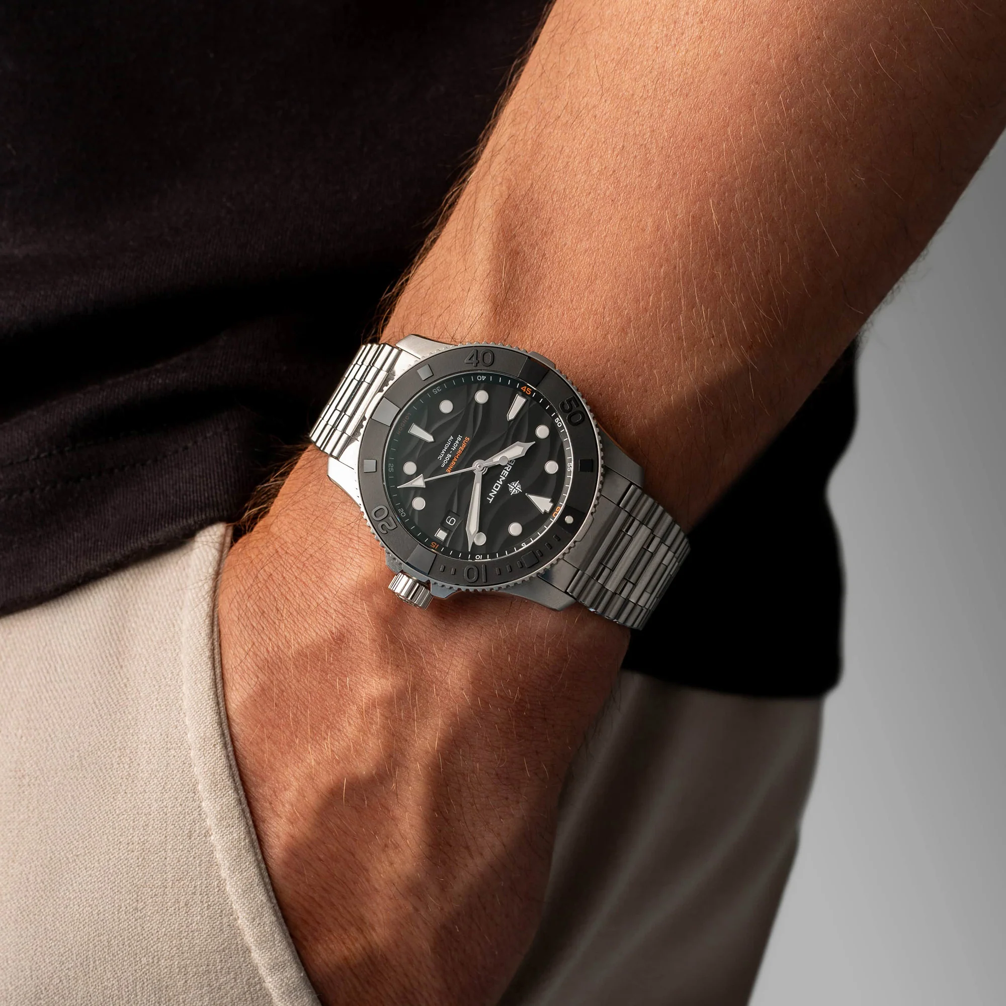 Bremont Supermarine 500m 43mm Automatic Watch SM43-DT-SS-BK-B - Image 3