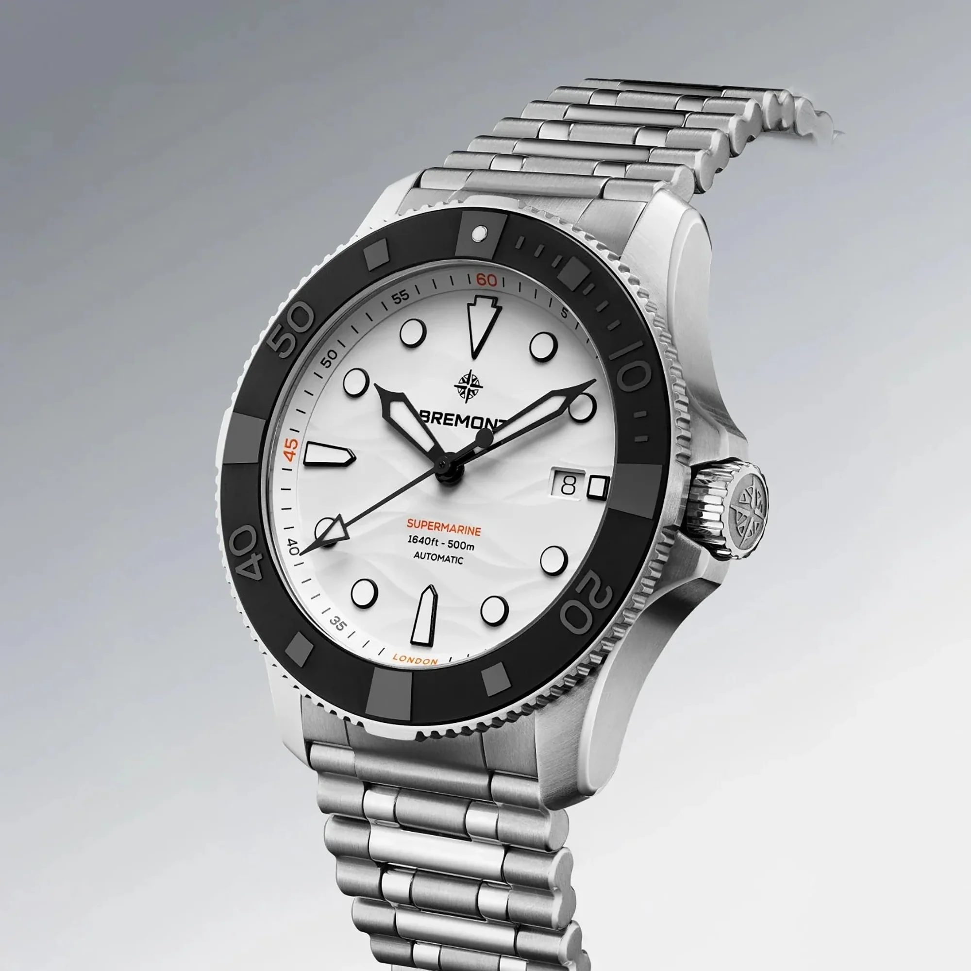 Bremont Supermarine 500M Polar White Limited Edition Automatic Watch SM43-DT-SS-WH-B - Image 3