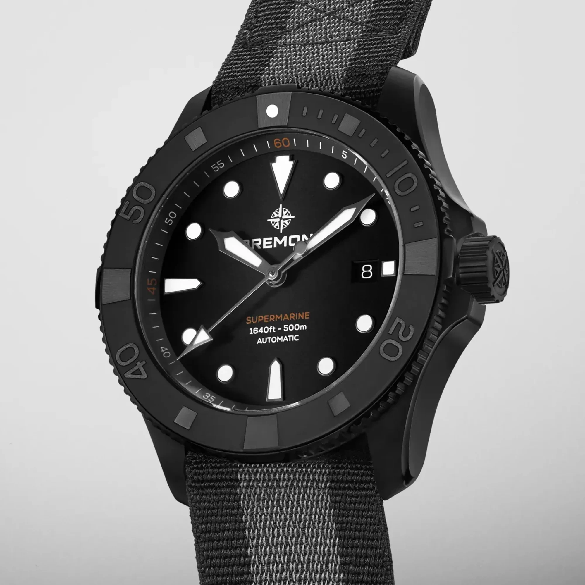 Bremont Supermarine Full Ceramic 43mm Automatic Watch SM43-DT-BKCER-BK-N-S - Image 3