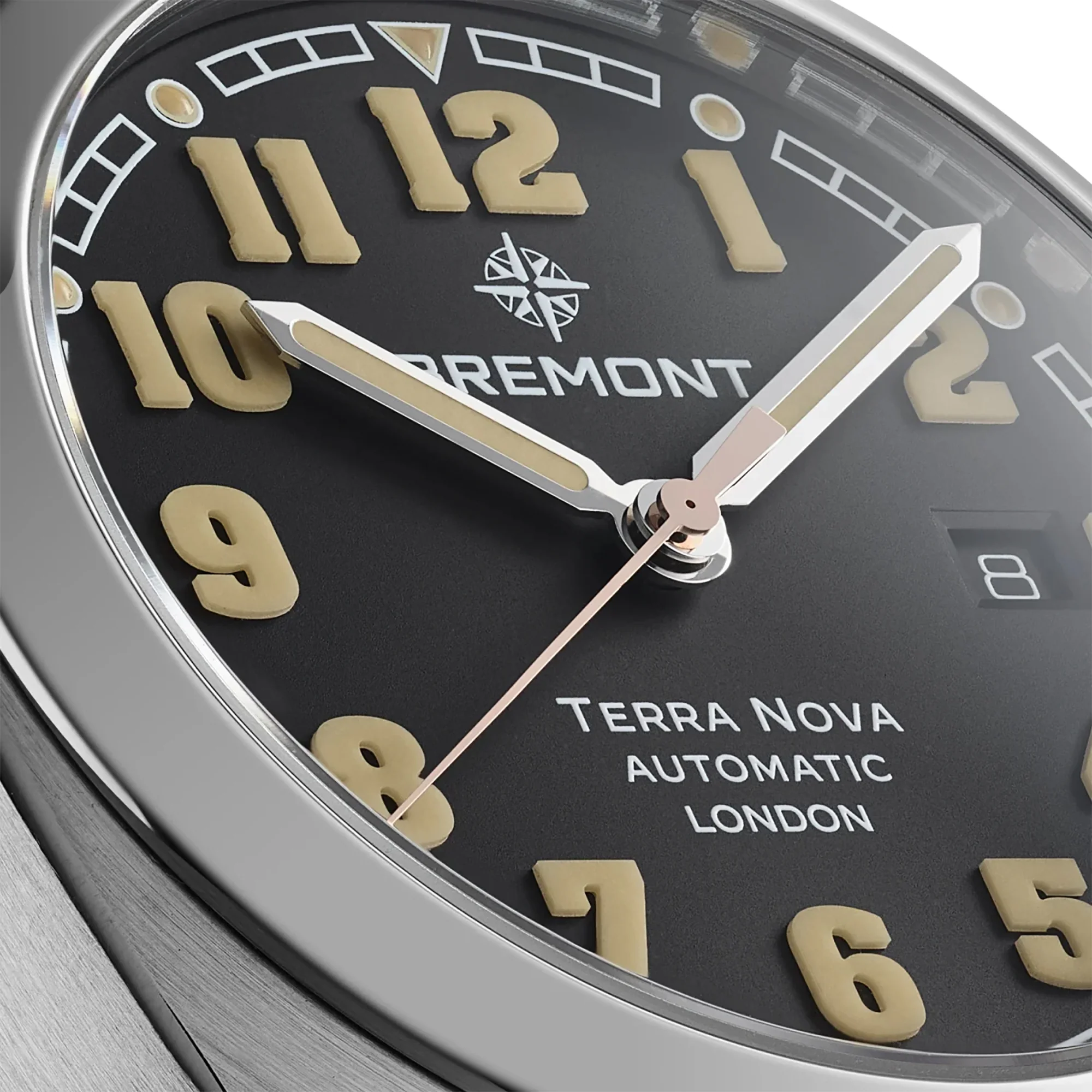 Bremont Terra Nova 40.5mm Date Automatic Watch TN40-DT-SS-BK-B - Image 4
