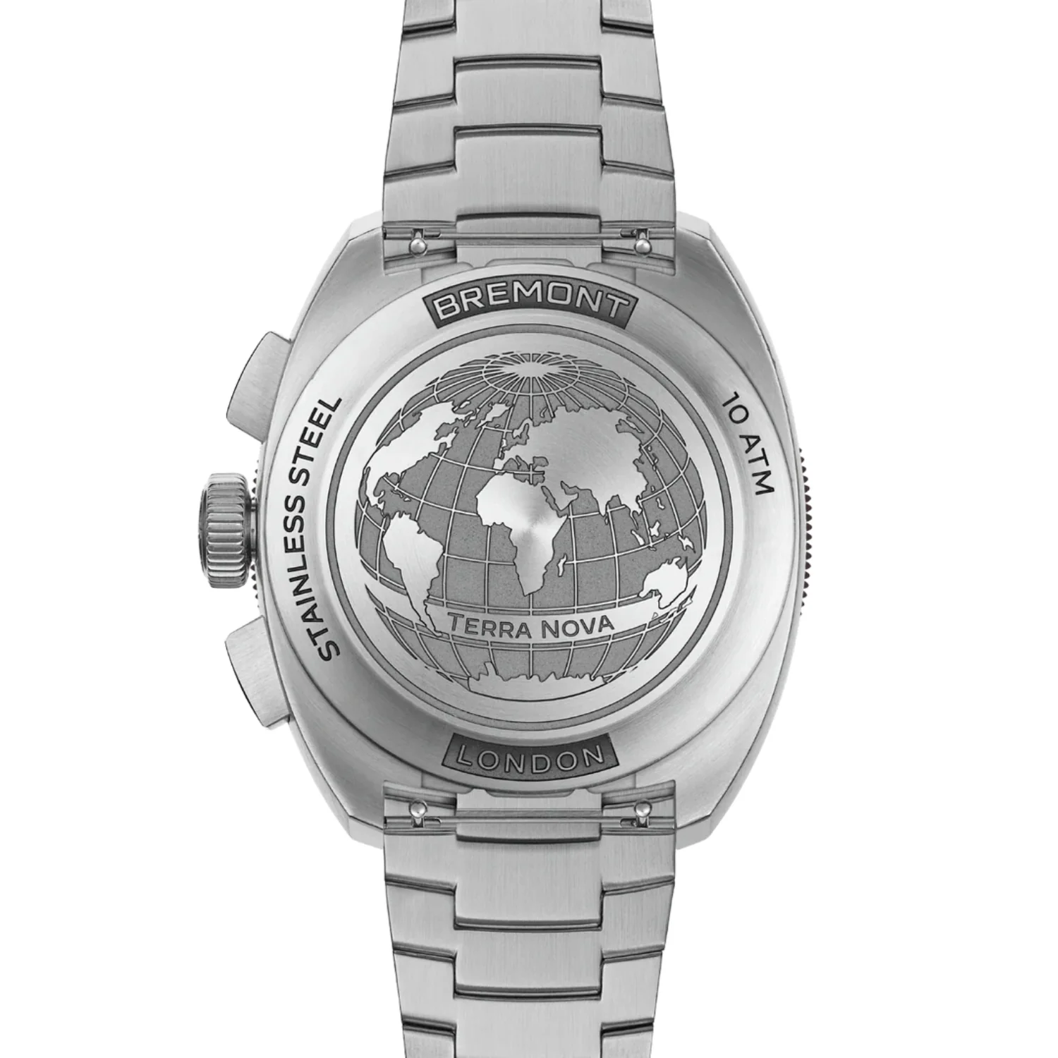 Bremont Terra Nova 42.5mm Chronograph Watch TN42-CHR-SS-BK-B - Image 3