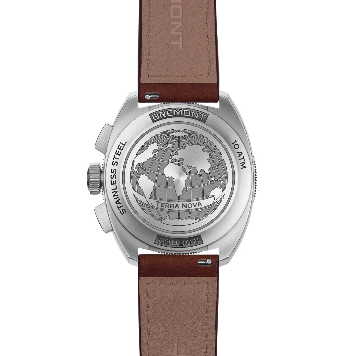 Bremont Terra Nova 42.5mm Chronograph Watch TN42-CHR-SS-BK-L-S - Image 2