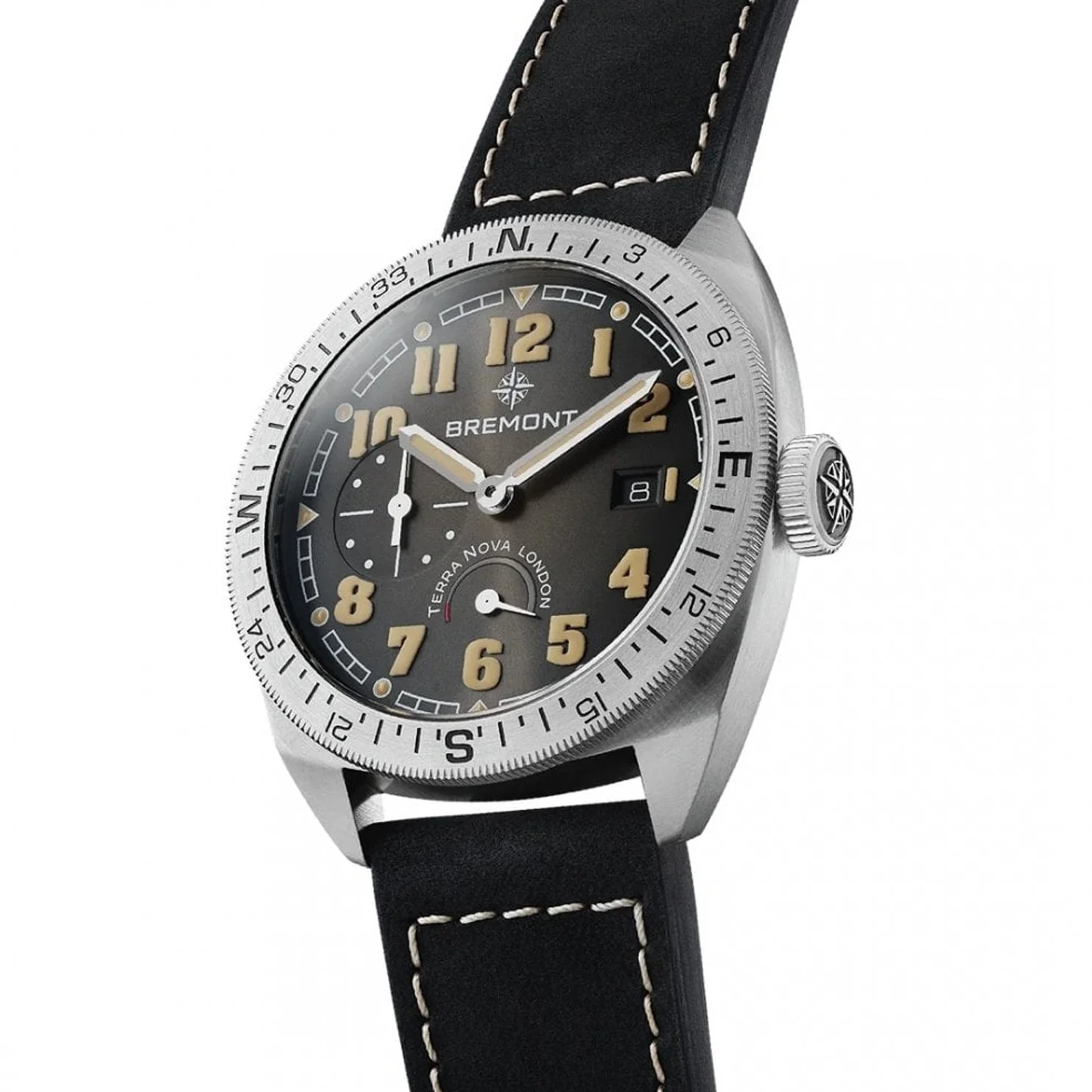 Bremont Terra Nova 40.5mm Watch TN40-PWR-SS-BK-L-S - Image 2