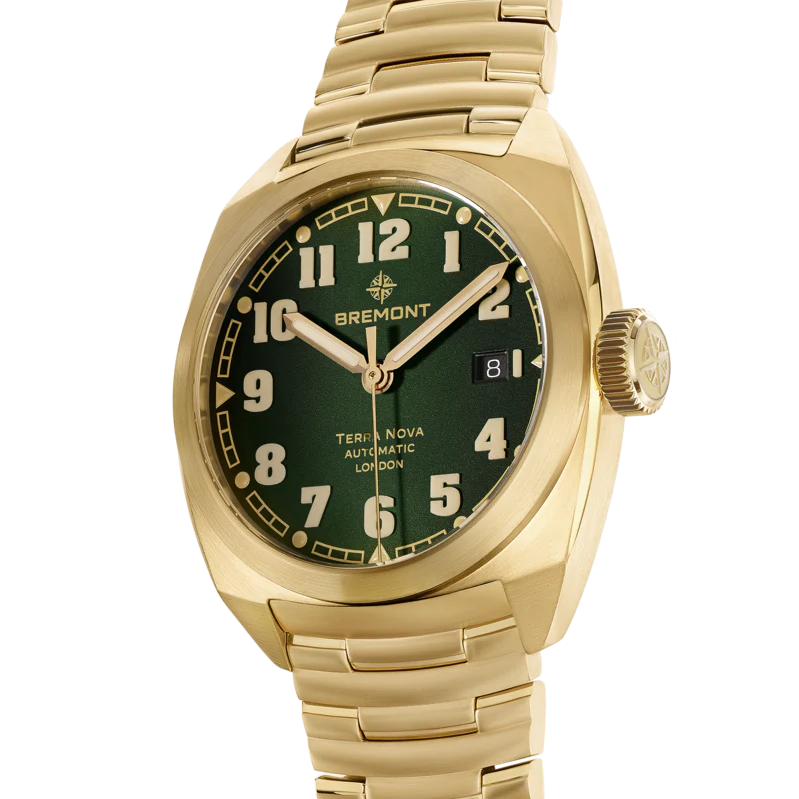 Bremont Terra Nova Bronze 40.5mm Automatic Watch TN40-DT-BZ-GN-B - Image 2