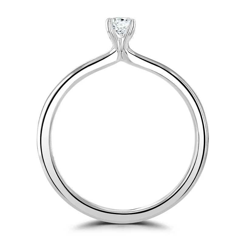 Brown & Newirth 0.15ct Diamond Platinum Passion Solitaire Ring - Image 2