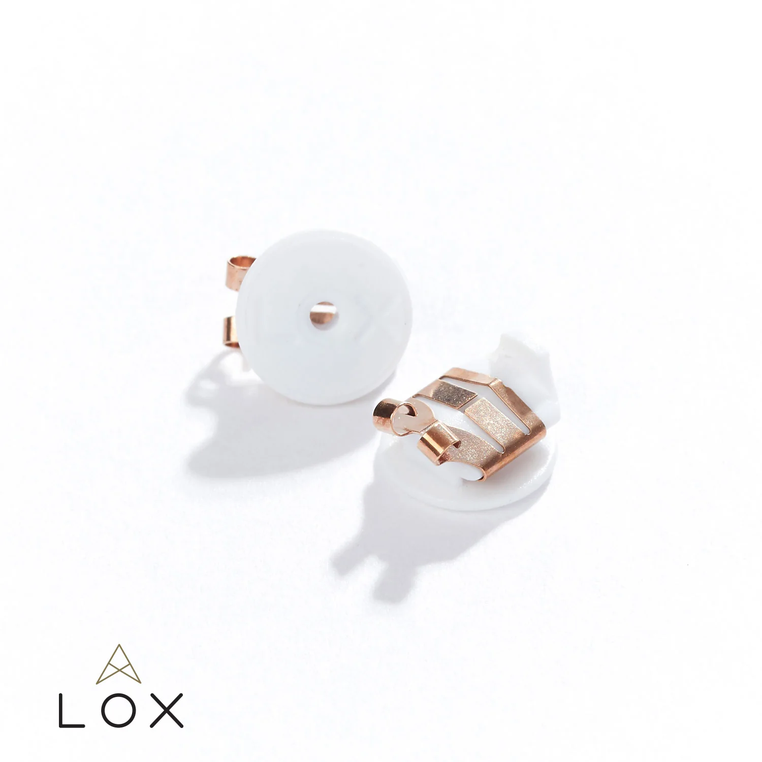 Classic Earring Backs - Rose Gold Tone - Image 5