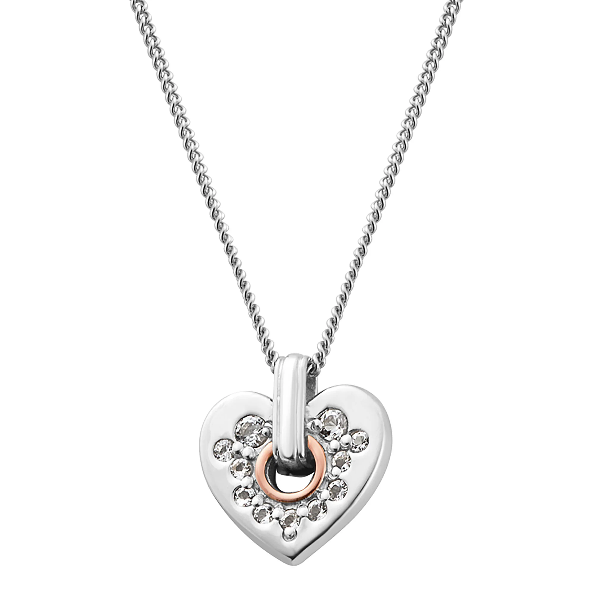Clogau Cariad® Sterling Silver Sparkle Pendant with Topaz 3SCRS0193