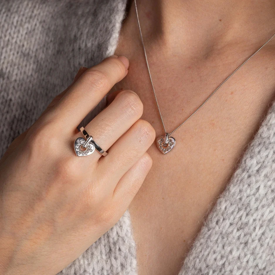 Clogau Cariad® Sterling Silver Sparkle Pendant with Topaz 3SCRS0193 - Image 2