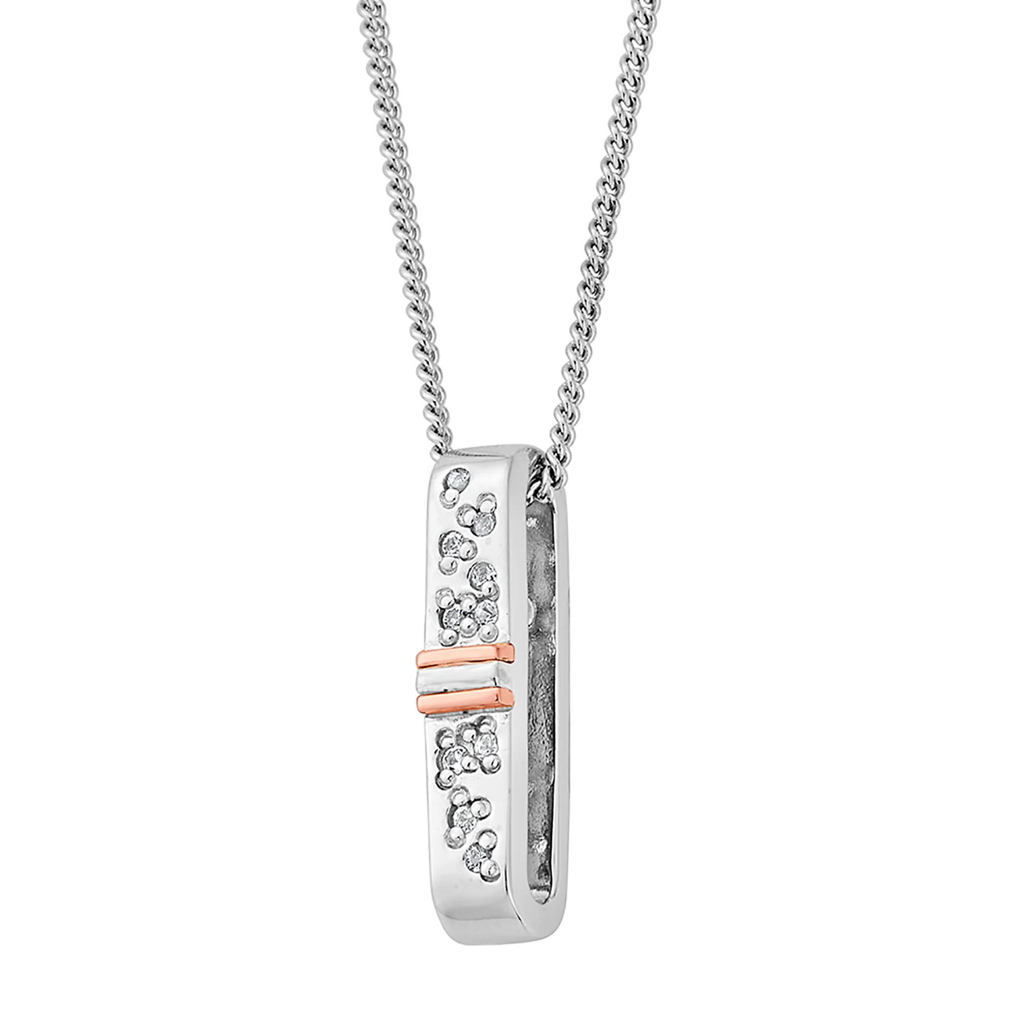 Clogau Cariad® Sterling Silver Sparkle Drop Pendant with Topaz 3SCCBP01