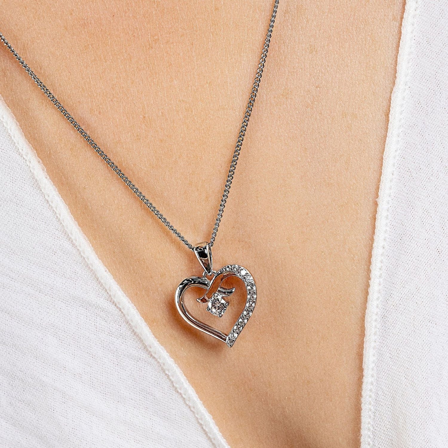 Clogau Forever Yours Sterling Silver Kiss Pendant with Zircon 3SCGKP - Image 2