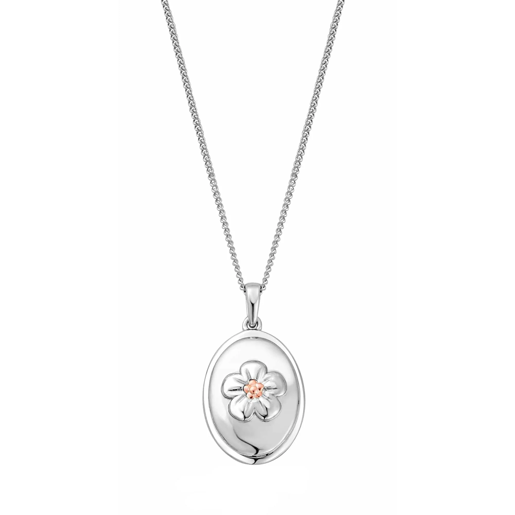 Clogau Nature's Wonder Sterling Silver Forget-Me-Not Pendant 3SFMN0619