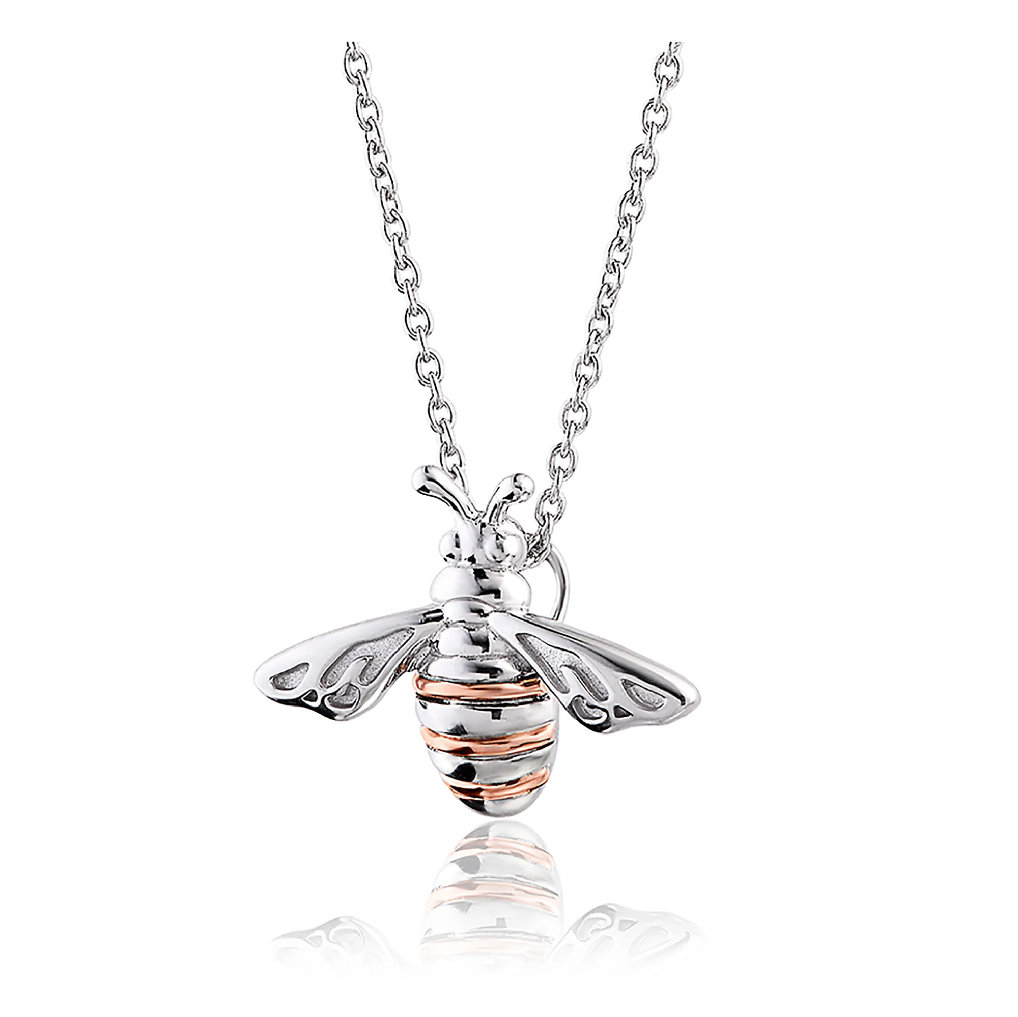 Clogau Nature's Wonder Sterling Silver Honey Bee Pendant 3SHNBP
