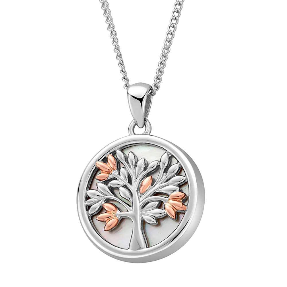 Clogau Tree of LifeĀ® Sterling Silver Pendant with Mother of Pearl 3SNTLCWP
