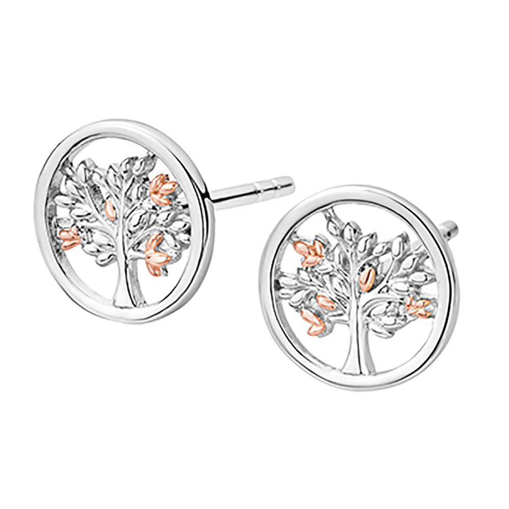 Clogau Tree of LifeĀ® Sterling Silver Stud Earrings 3SNTLCSE