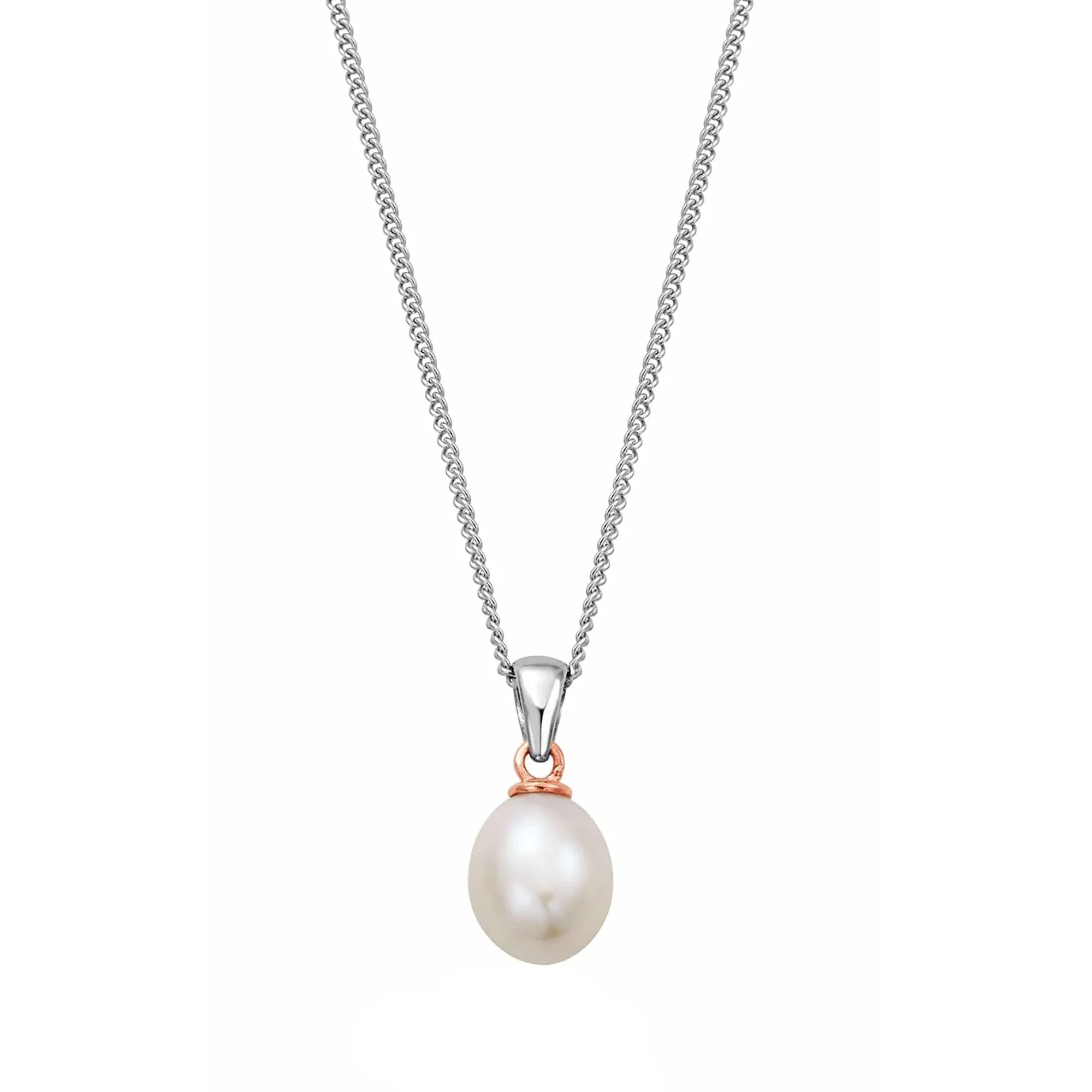 Clogau Nature's Wonder Sterling Silver Beachcomber Pendant with Pearl 3SBCH0633
