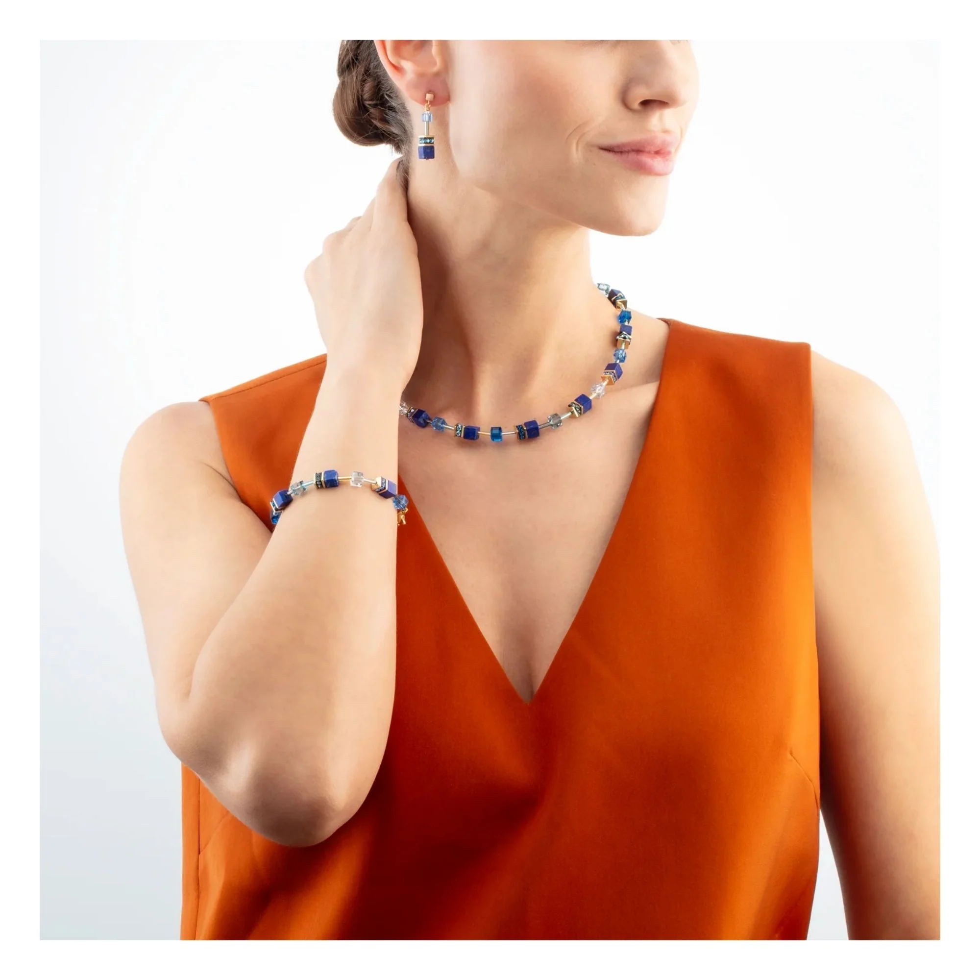 Coeur de Lion GeoCUBE® Iconic Precious Bracelet Blue - Image 2