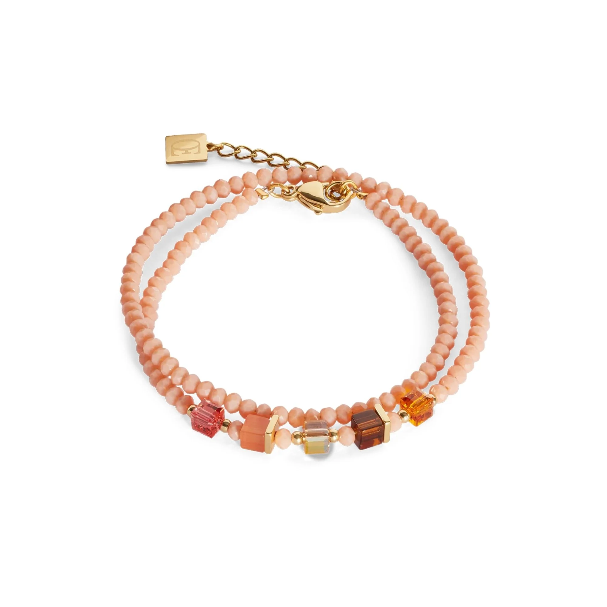 Coeur de Lion Joyful Colours Update Bracelet Gold-Orange