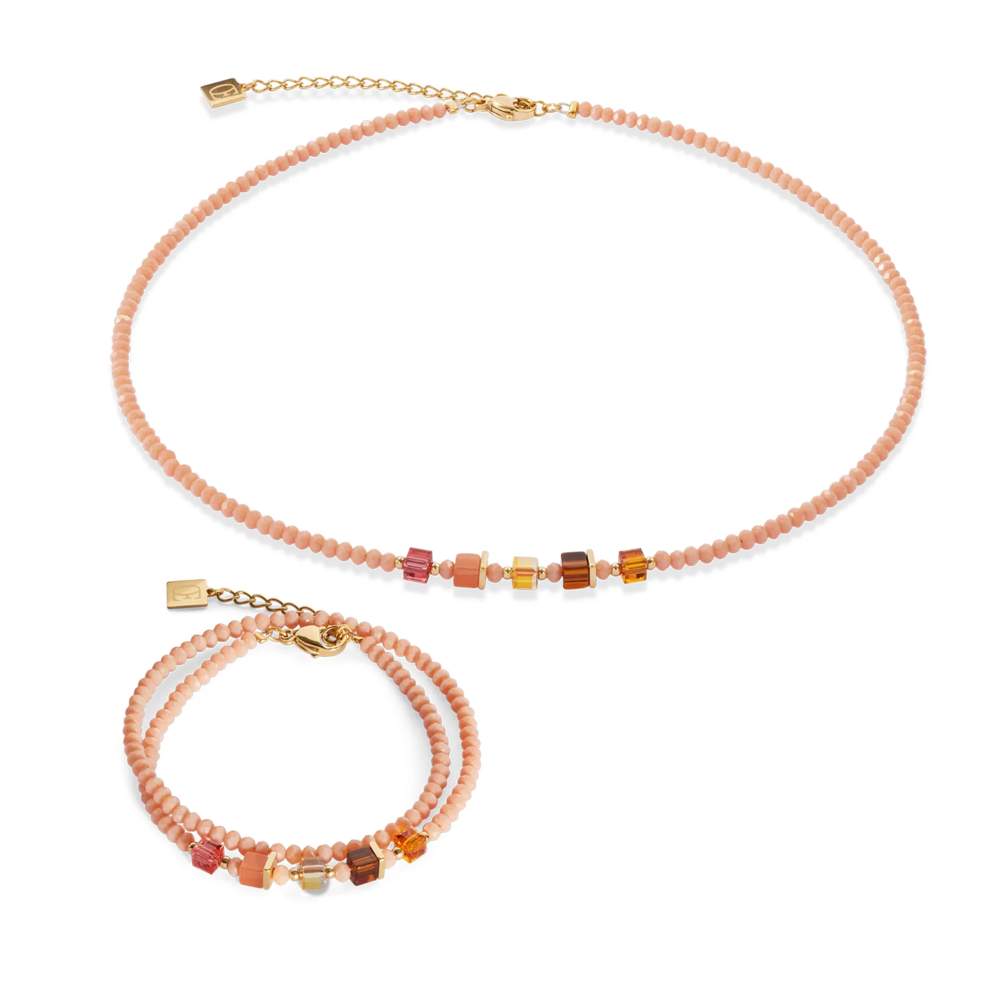 Coeur de Lion Joyful Colours Update Bracelet Gold-Orange - Image 2