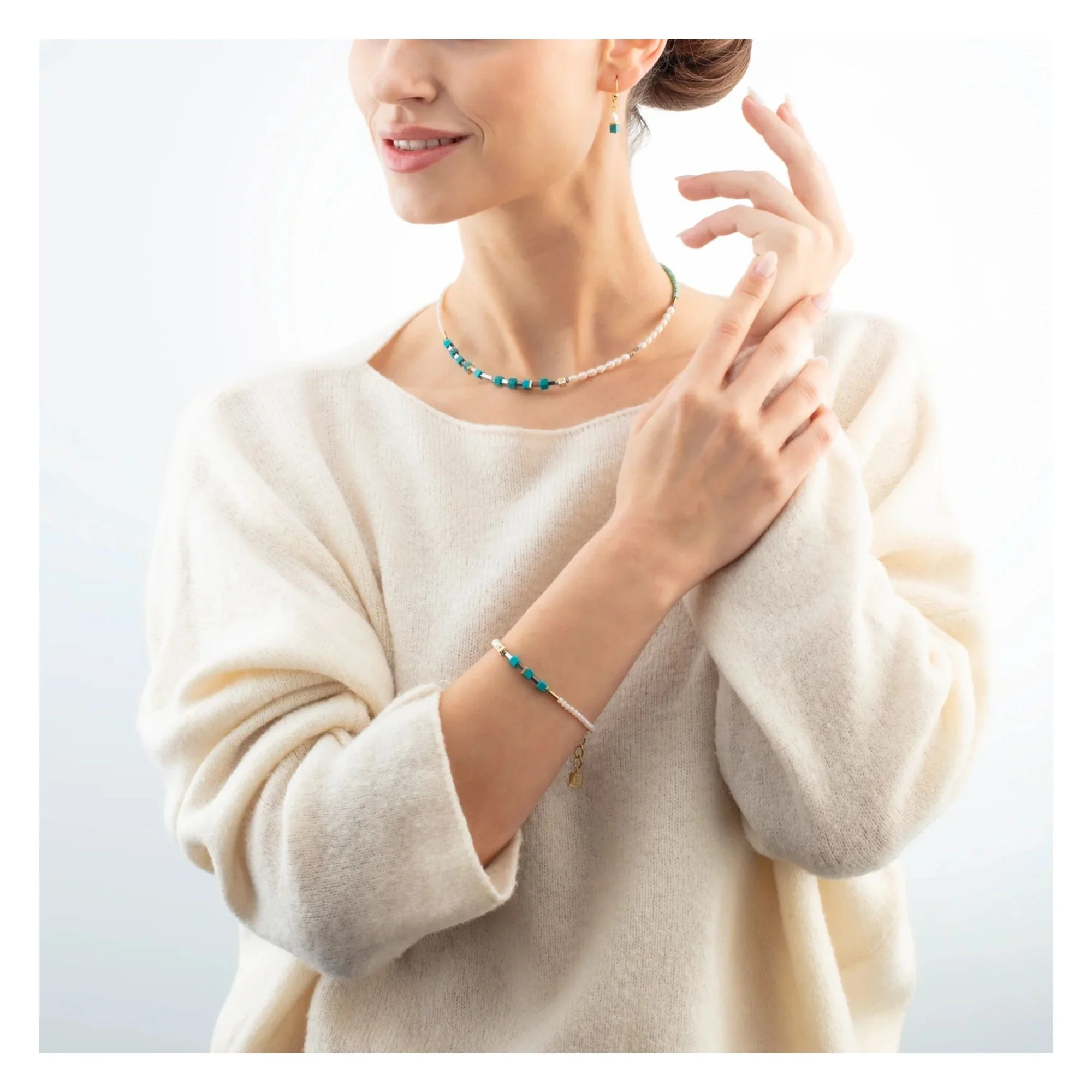 Coeur de Lion Princess Fusion Necklace Turquoise - Image 2