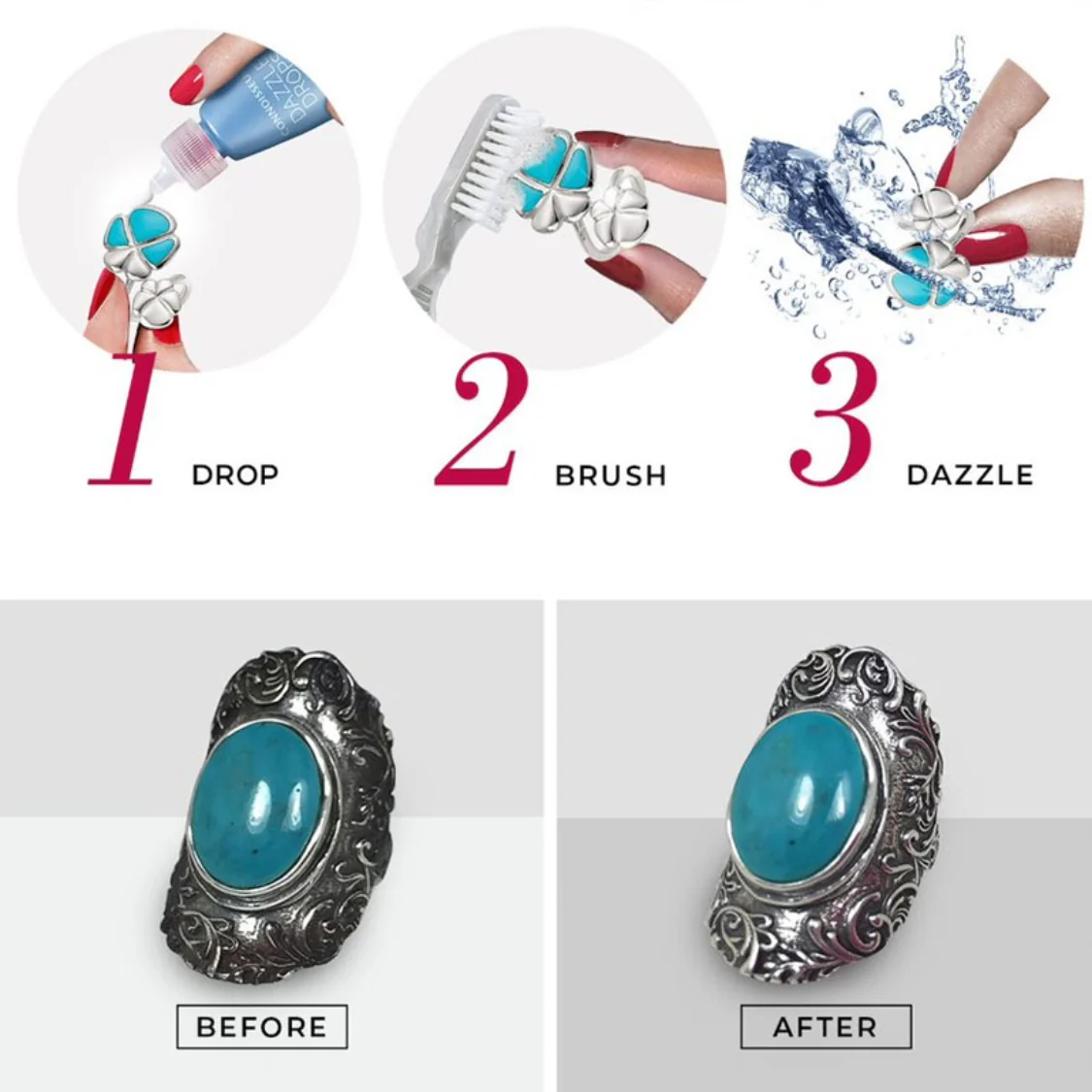 Connoisseurs Diamond Dazzle Drops Silver - Image 7