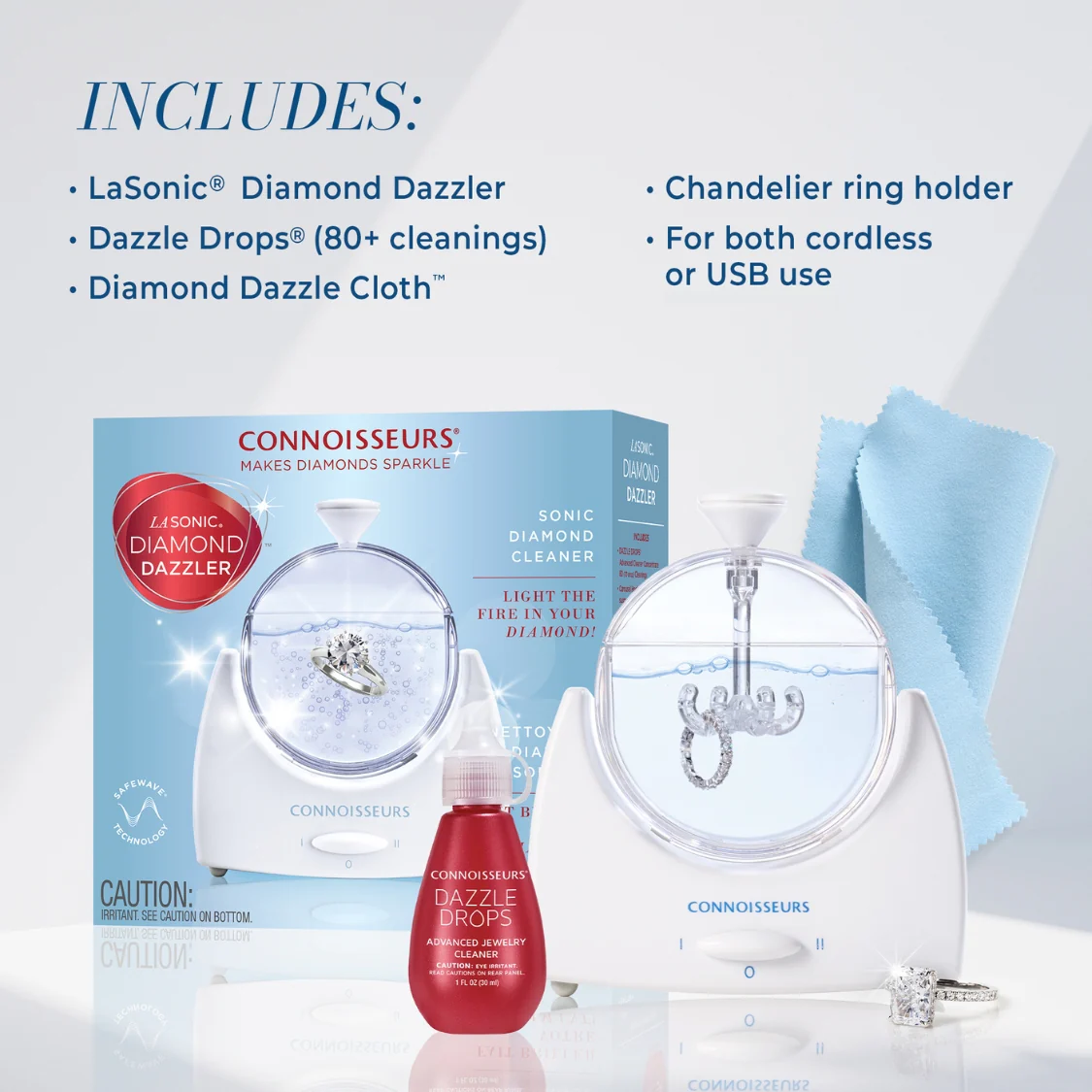 Connoisseurs La Sonic® Diamond Dazzler Cleaner - Image 6