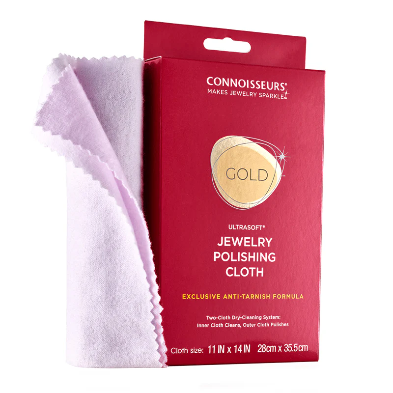 Connoisseurs UltraSoft® Jewellery Polishing Cloth Gold Buff