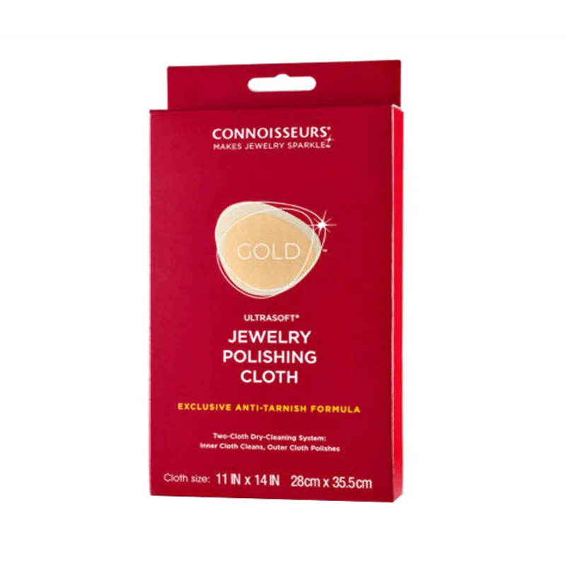 Connoisseurs UltraSoft® Jewellery Polishing Cloth Gold Buff - Image 2