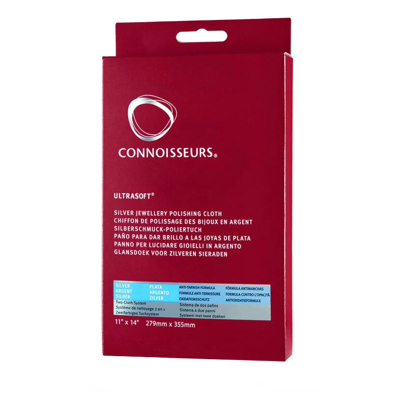 Connoisseurs UltraSoft® Jewellery Polishing Cloth Silver Buff - Image 2