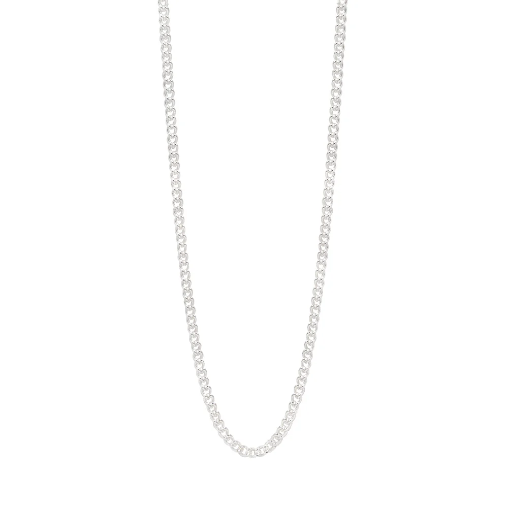 18 Inch Silver Curb Chain - Image 2