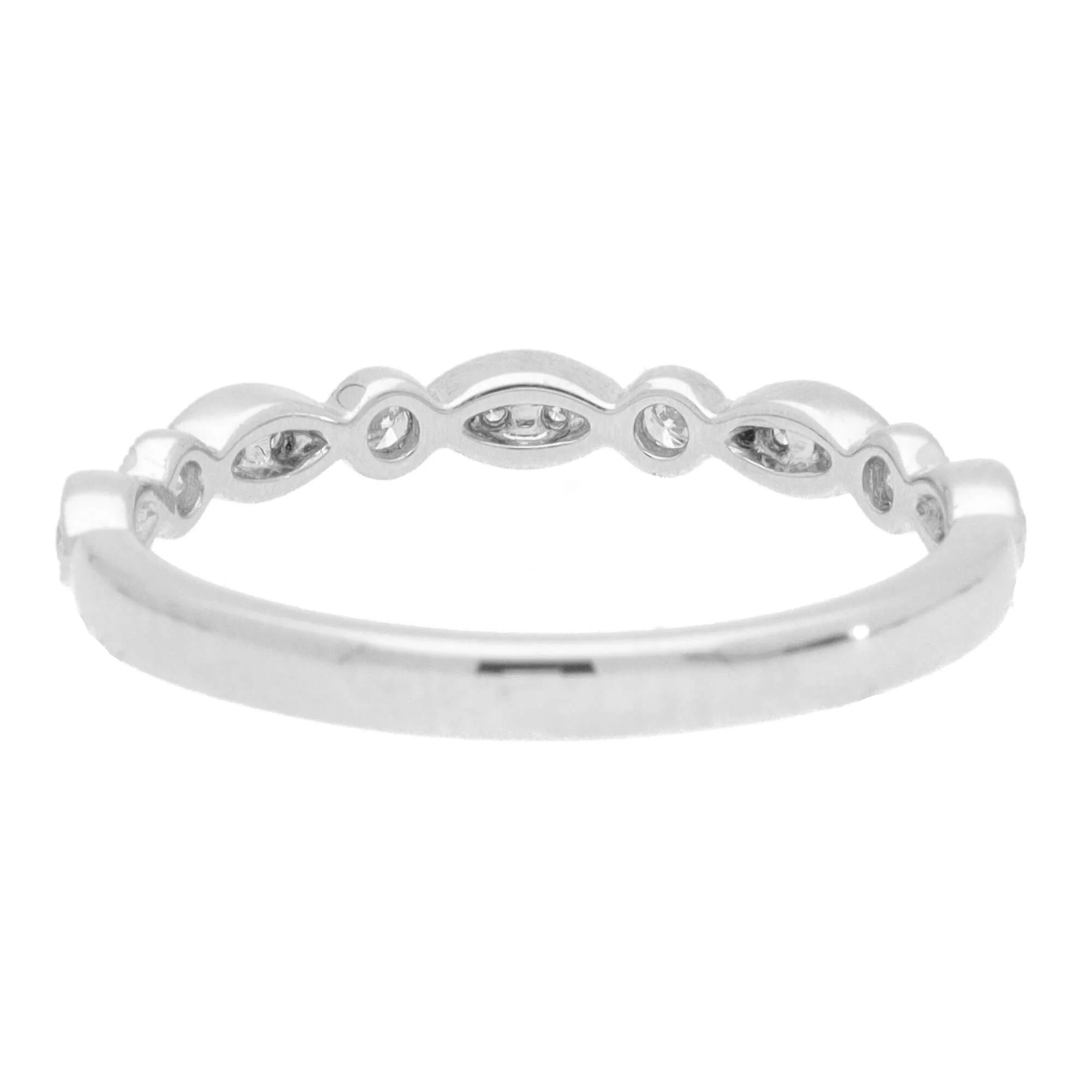 Diamond 0.18ct Mixed Set Platinum Ring - Image 4